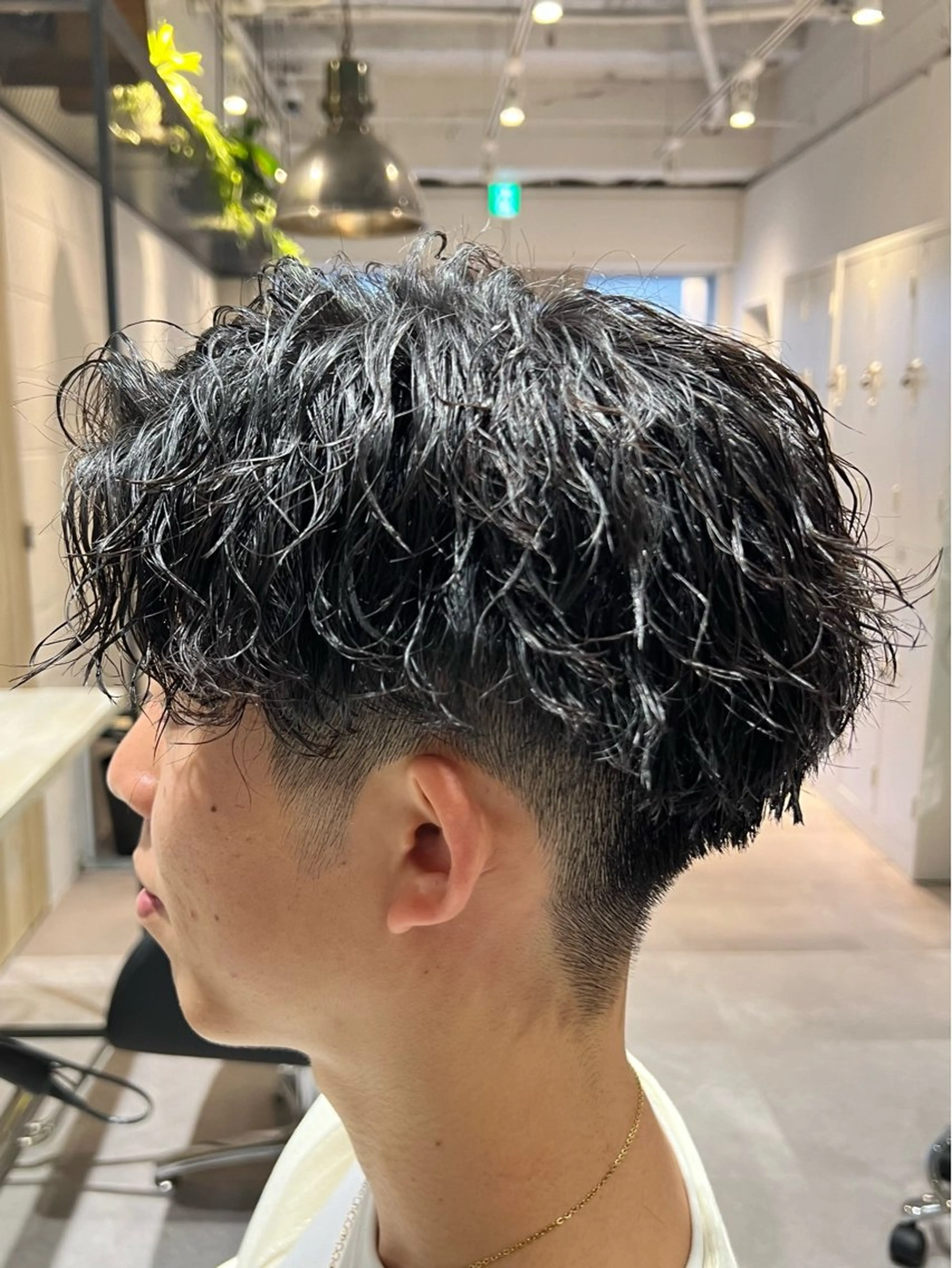 ミディアム パーマ メンズ 【パーマ満足度No. 1🥇】宮脇 大樹のヘアスタイル