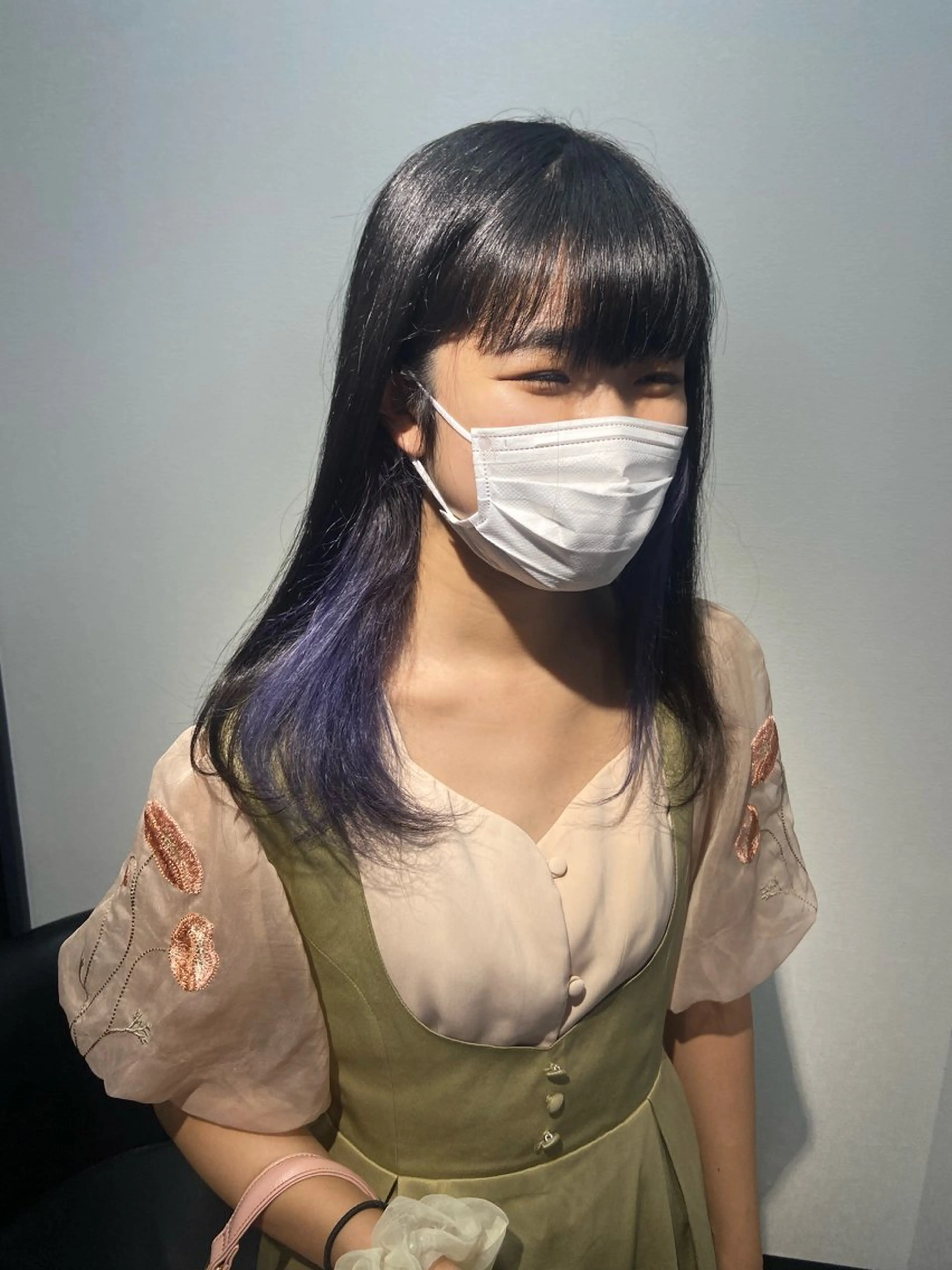 ロング カラー インナーカラー 瀧下 唯のヘアスタイル