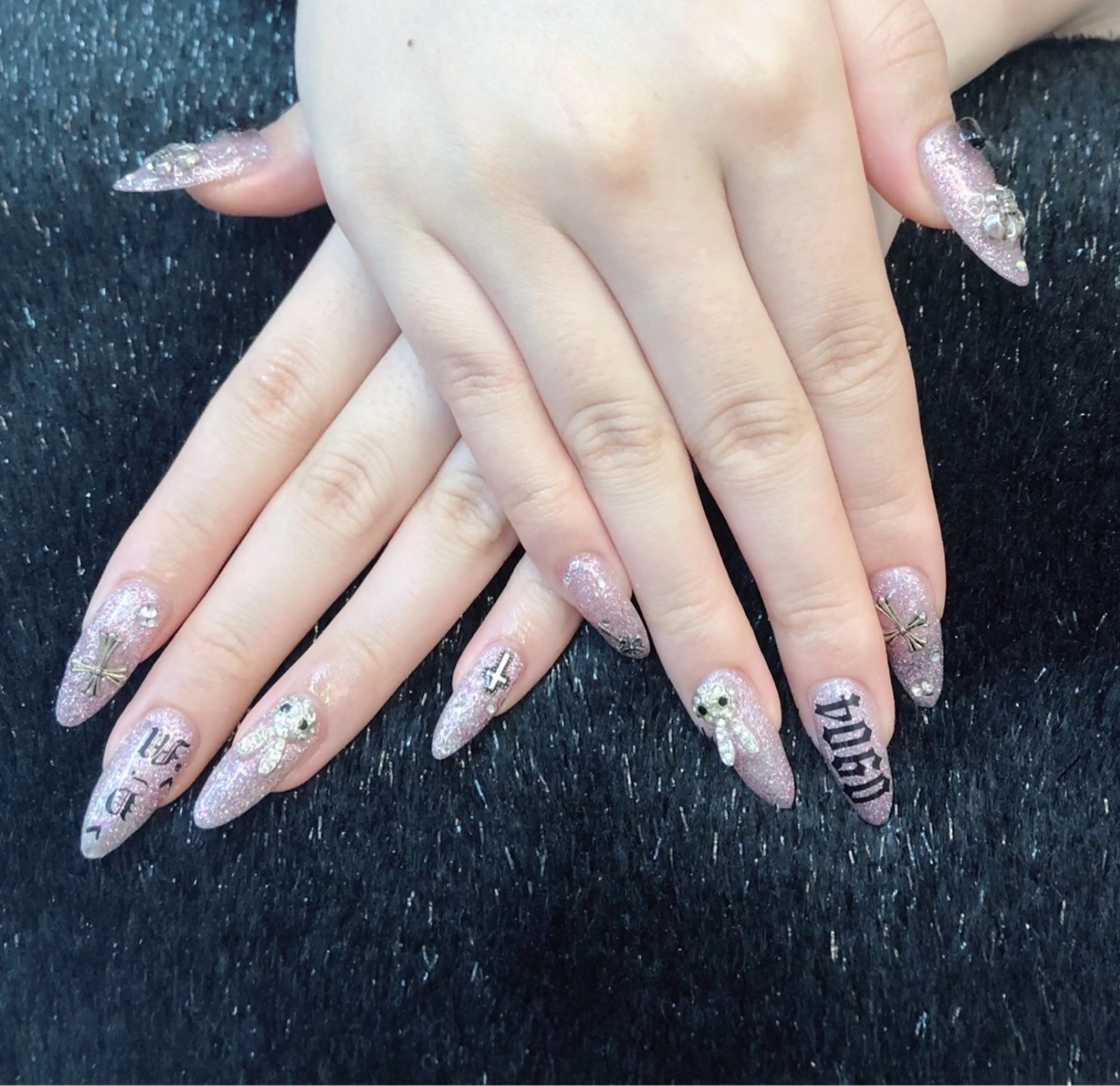 ネイル べっ甲ネイル 長さ出し フレンチネイル ジェルネイル 韓国ネイル ハンドネイル ハンドケア 大門浜松町 ネイルのネイルデザイン