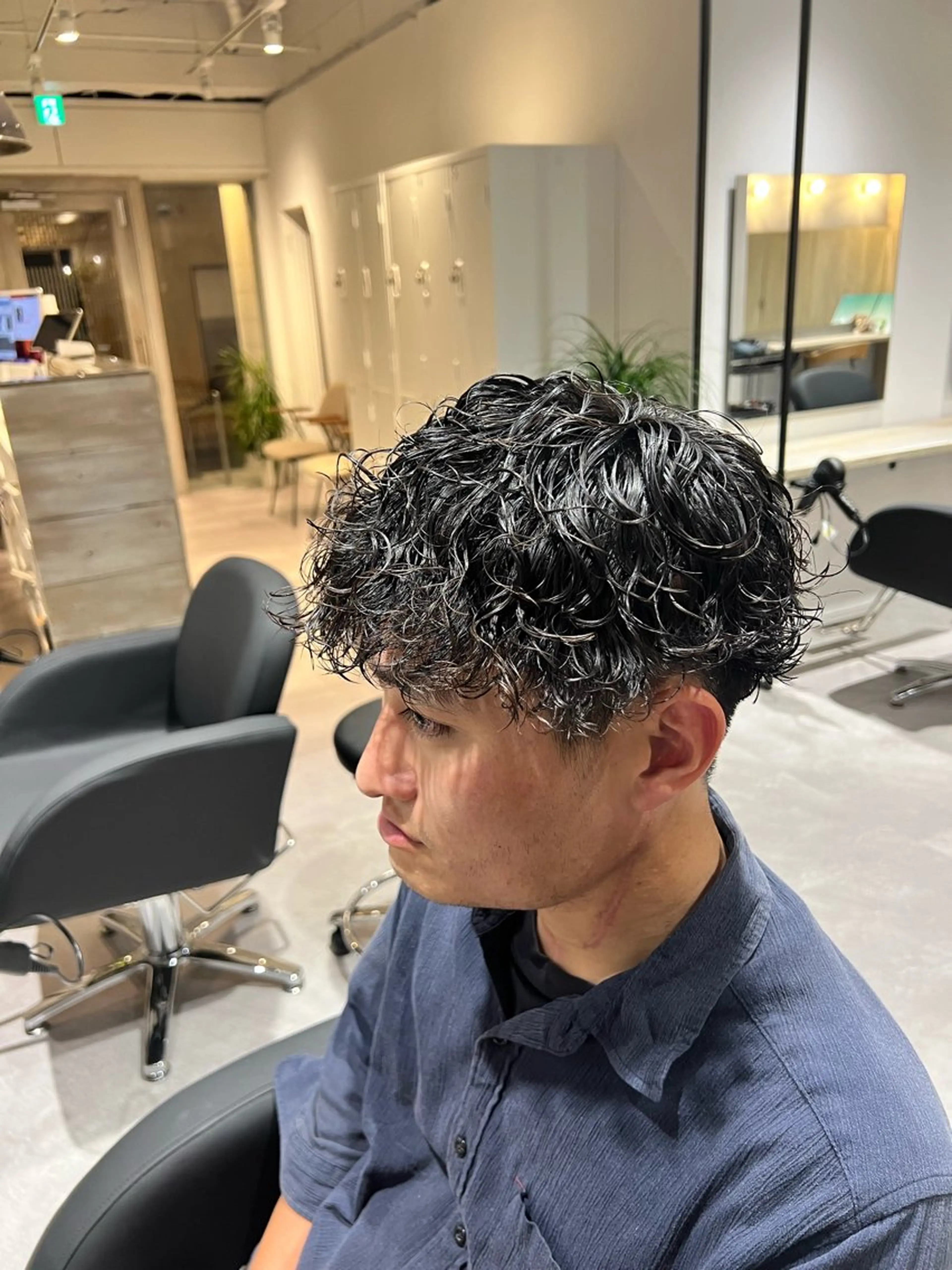 💈カット+スパイラルパーマ🌀の写真