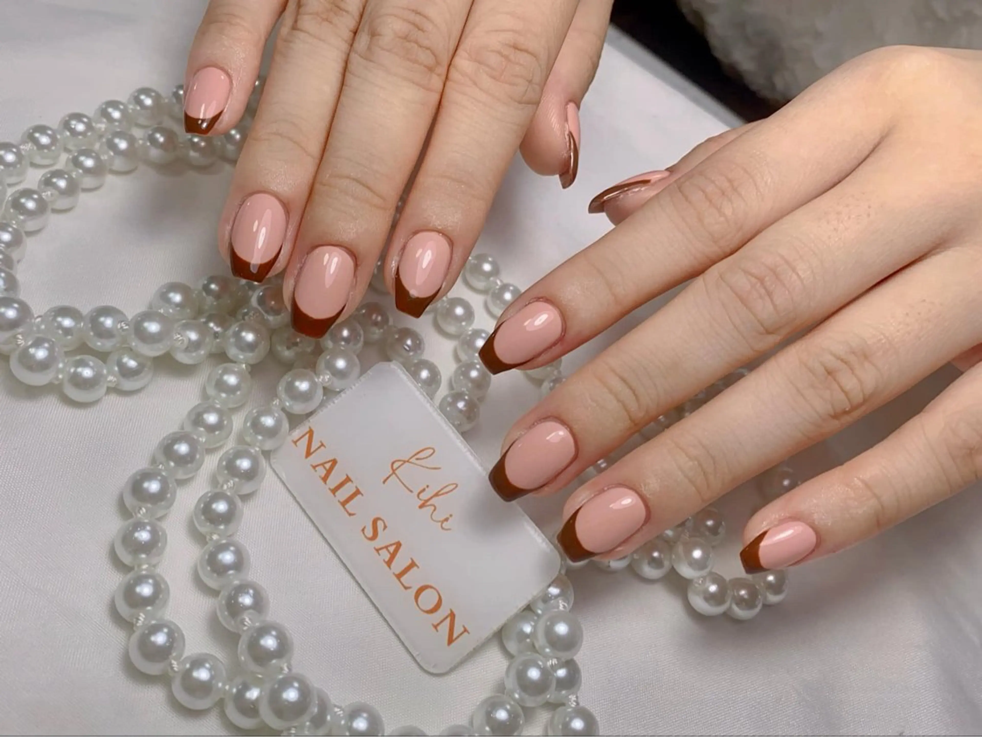 ネイル アートネイル フレンチネイル ジェルネイル グラデーション 韓国ネイル ハンドネイル 💕鈴木ユリ パラジェル/オフ無料のネイルデザイン