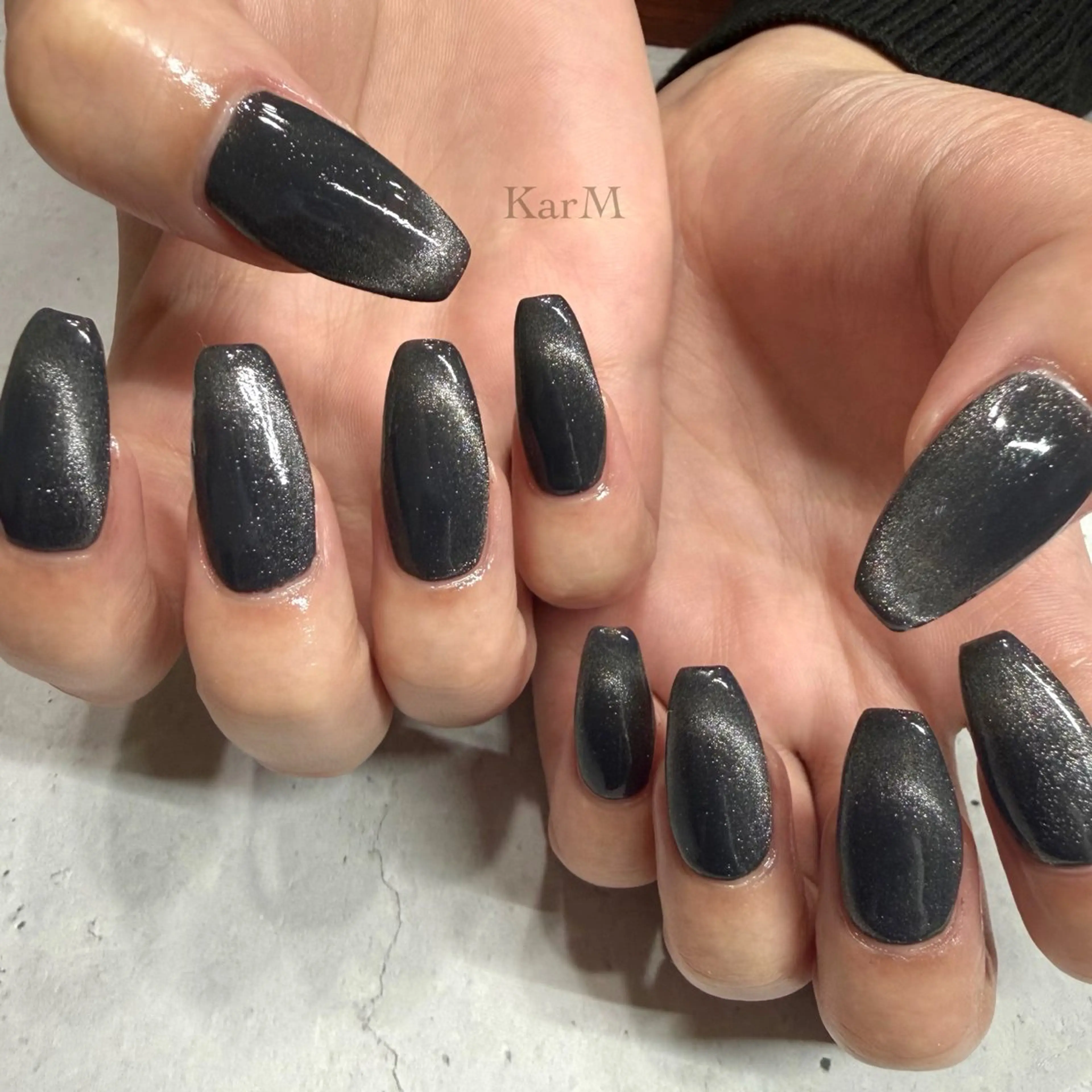 ネイル オーロラネイル チークネイル フラッシュネイル フレンチネイル グラデーション ハンドネイル フットネイル ogino karinのネイルデザイン