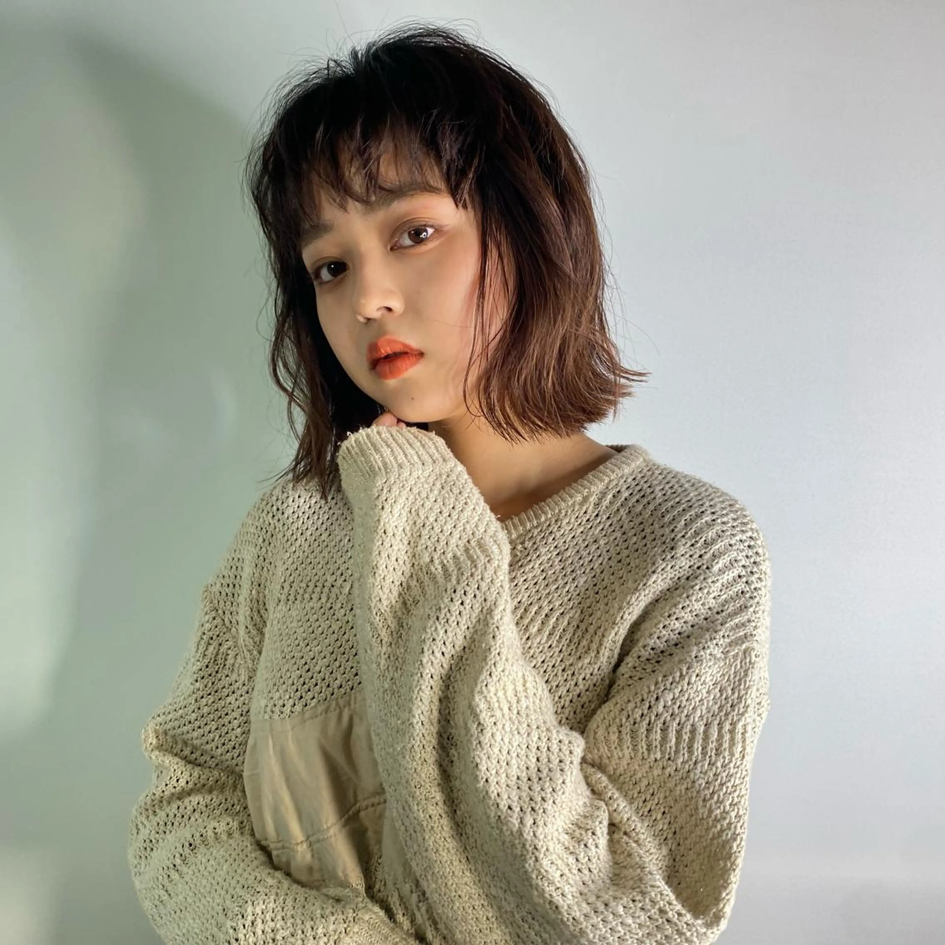 カット⭐️＋透明感カラー🌈＋スチーム付きトリートメント🍀の写真