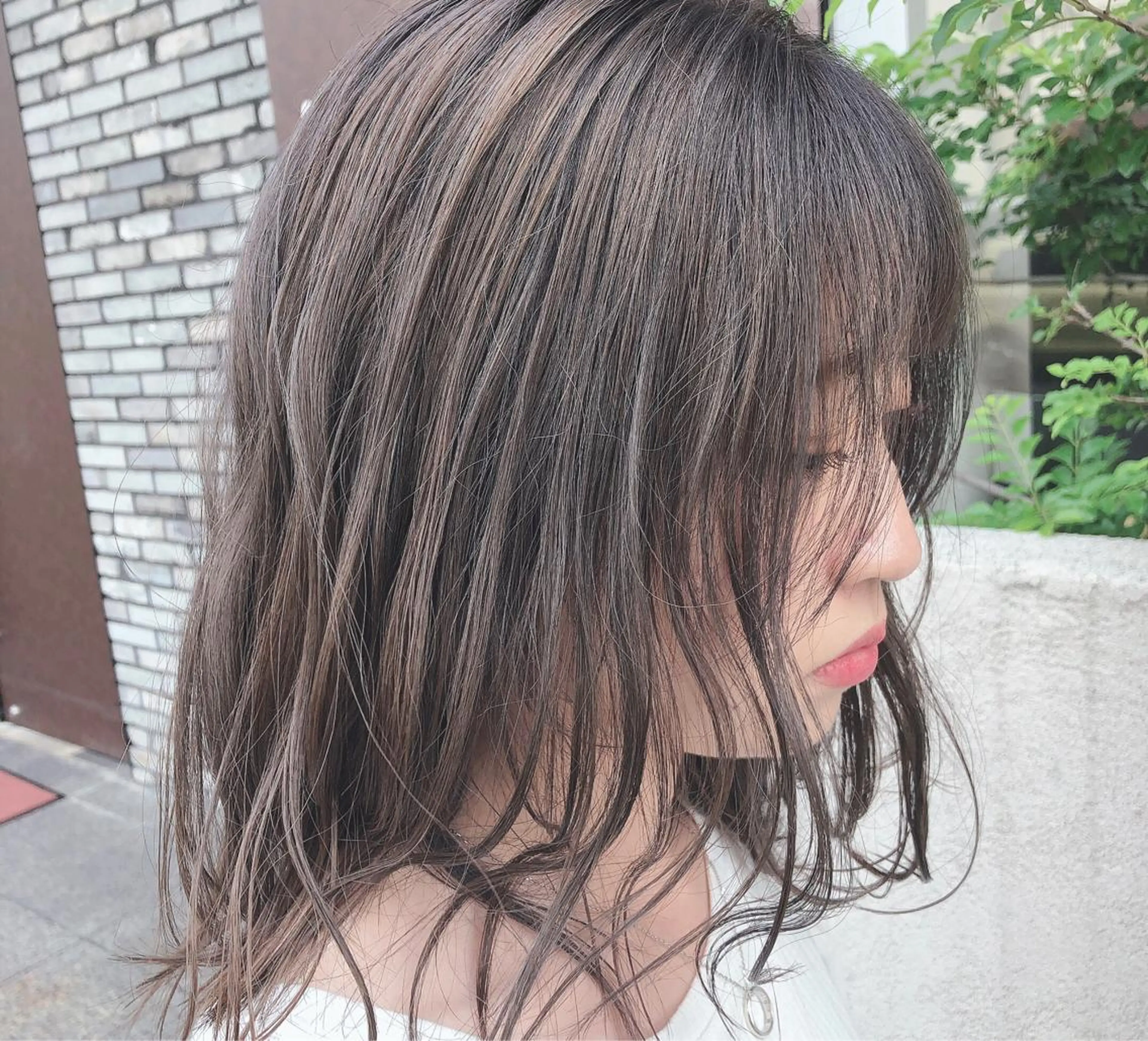 セミロング trico上新庄店所属・jr.カラーリスト 園田峻平のヘアスタイル