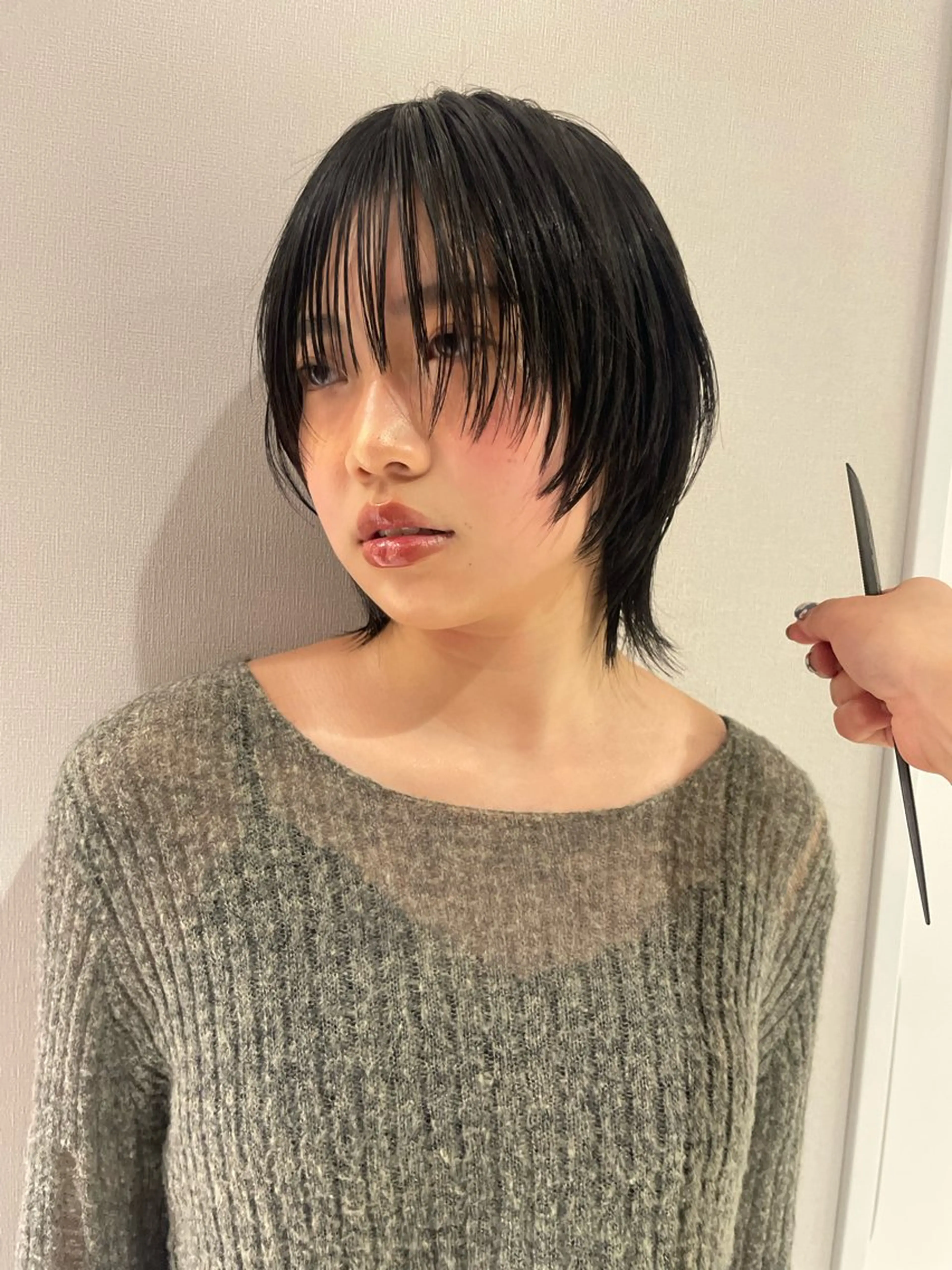 カット+縮毛矯正の写真