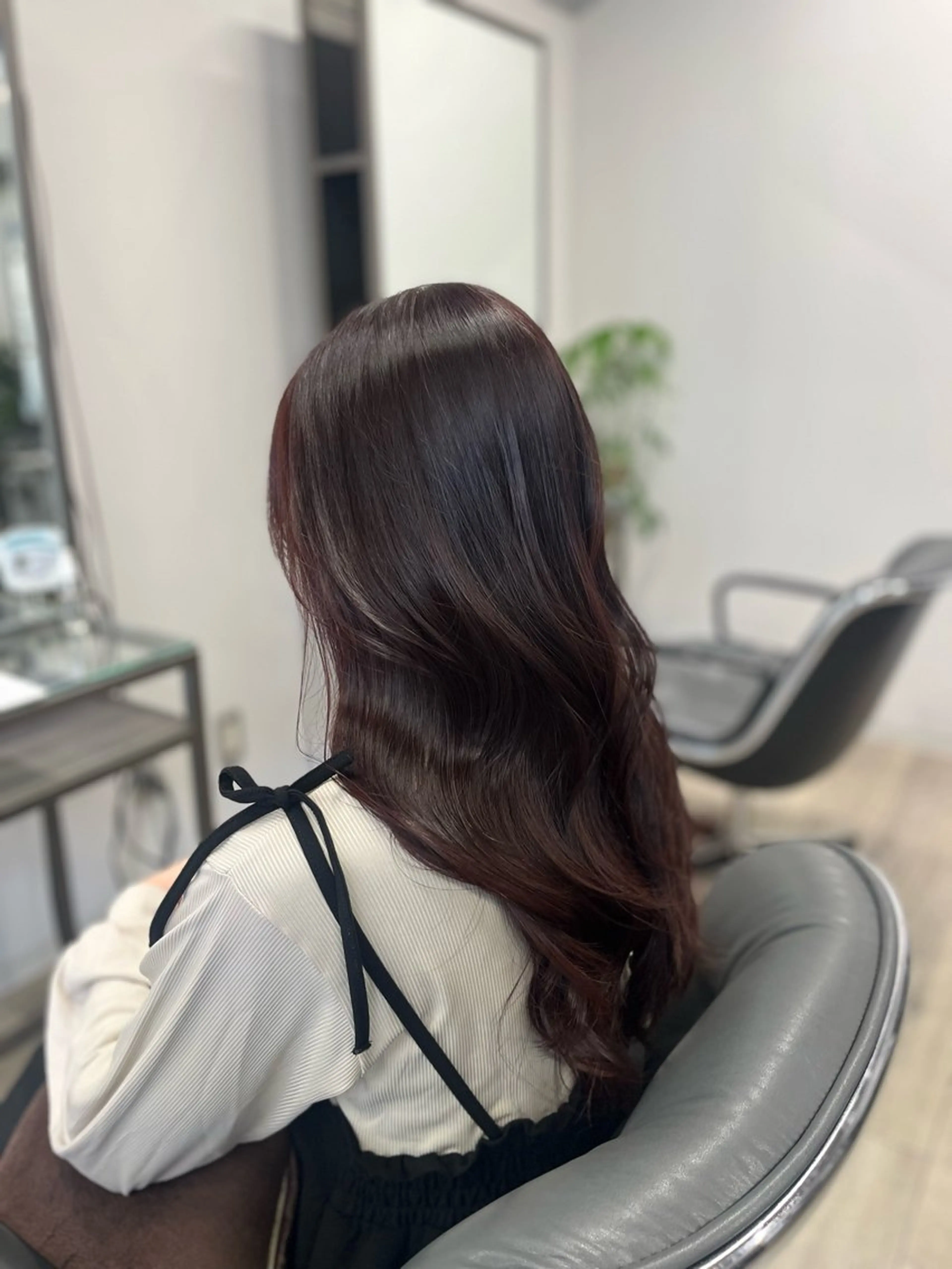 ロング カラー ブラウンカラー ピンクカラー ピンクブラウン 髪質改善 レイヤーカット ヘアカラー トリートメント JIN/暖色カラー /髪質改善/艶髪のヘアスタイル