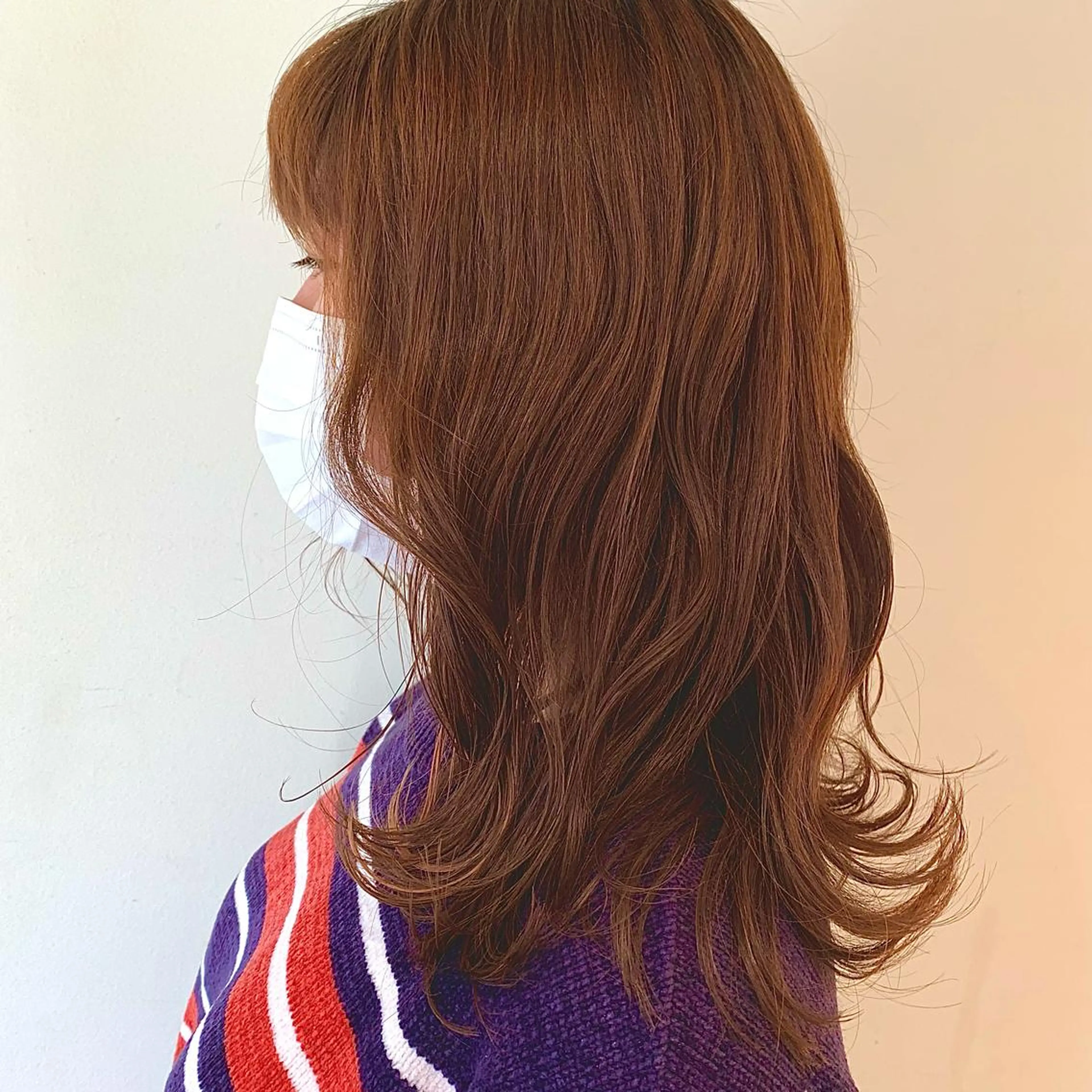 セミロング レイヤーカット 森山 佳小里/カラー /似合わせカットのヘアスタイル