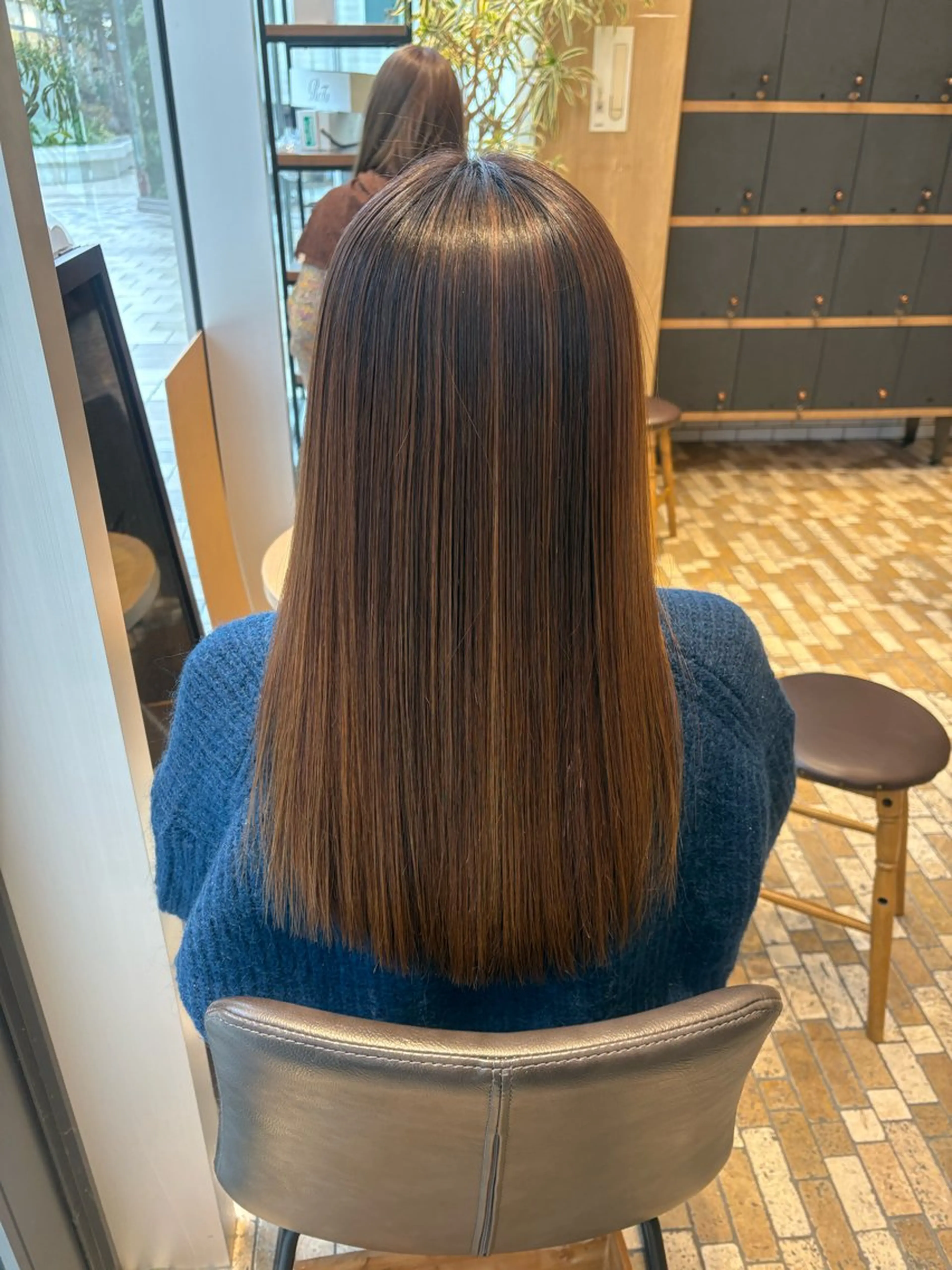 ロング カット ヘアカラー 縮毛矯正 Lolonois 森ノ宮/RINのヘアスタイル