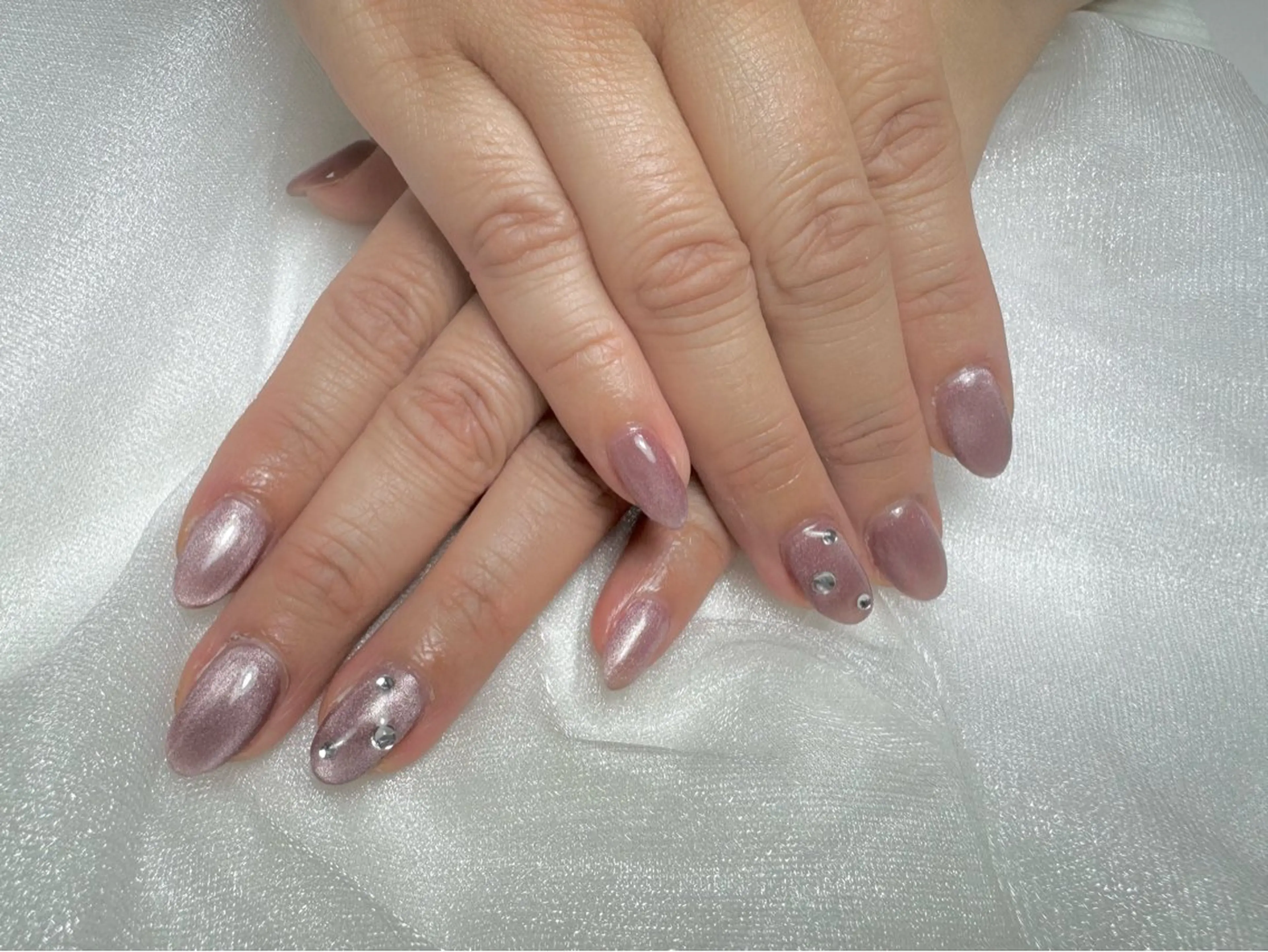 【パラジェル定額メニュー】オフ込マグネットネイル🫧の写真