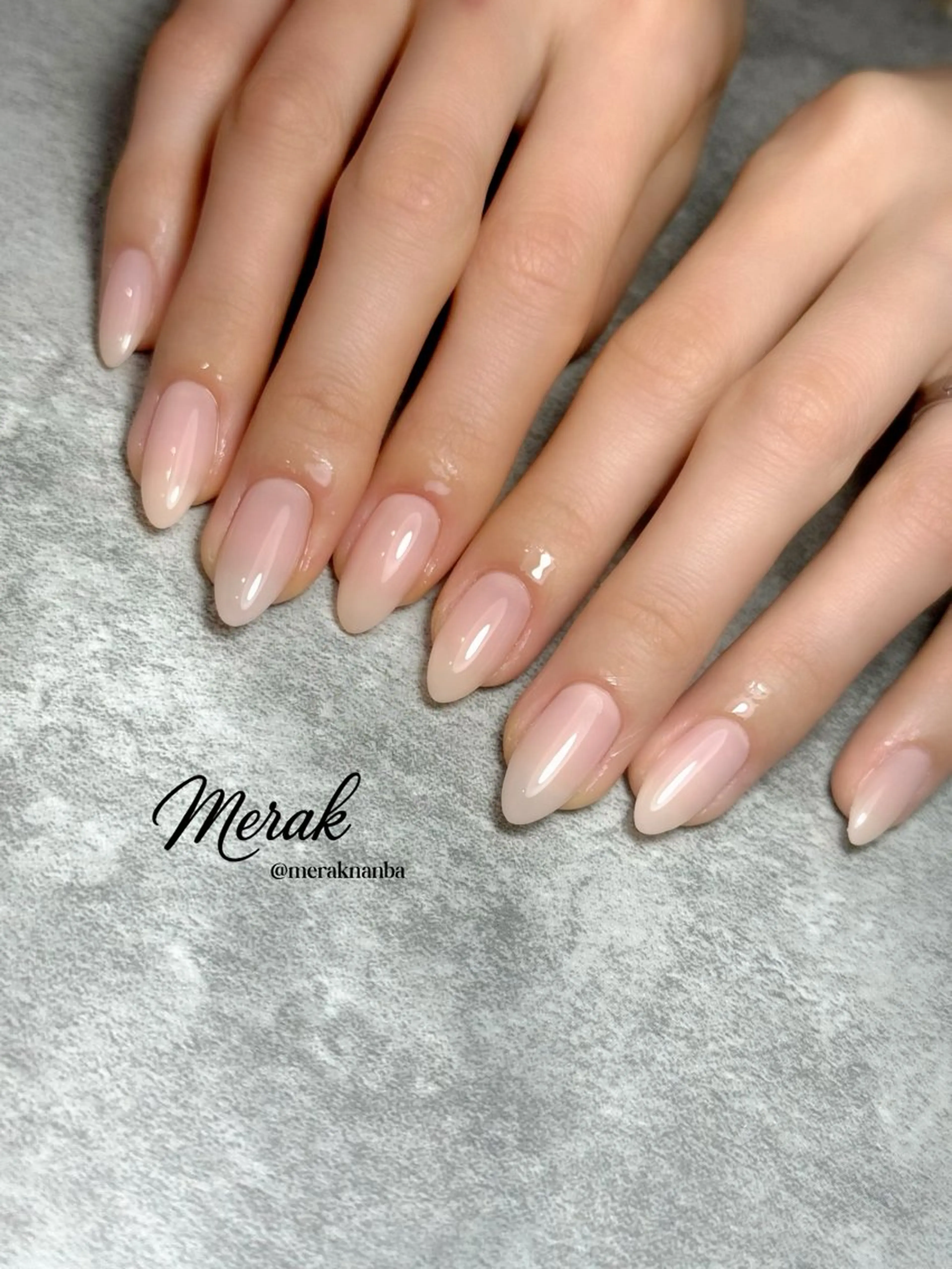 ネイル フラッシュネイル フットネイル ジェルネイル マグネットネイル ニュアンスネイル ハンドネイル Kurobuchi パラジェル長さだしのネイルデザイン