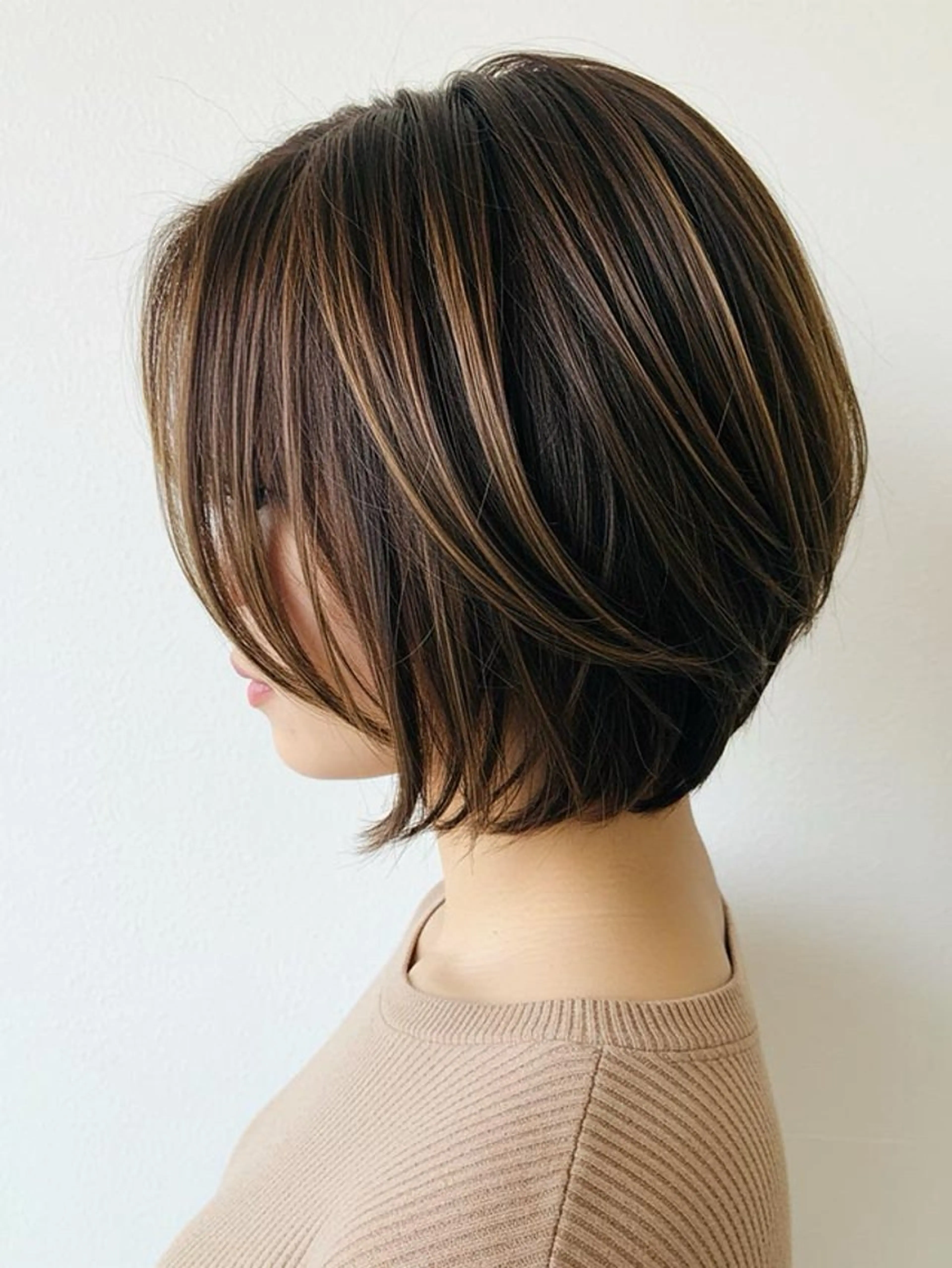 ショート カット ヘアカラー トリートメント 瀬尾 加寿馬のヘアスタイル