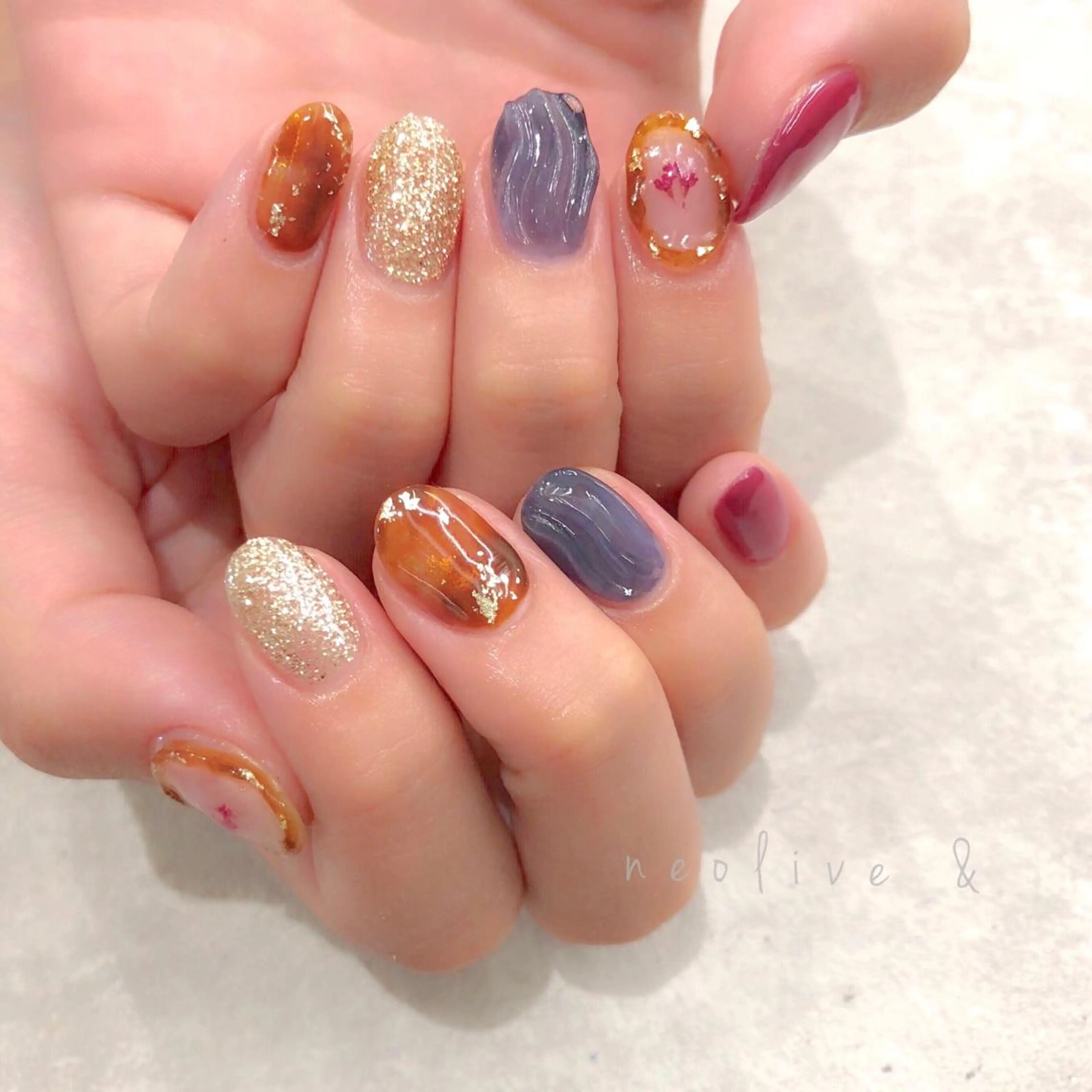 ネイル ハンドネイル Yuriko Omi パラジェル/渋谷のネイルデザイン