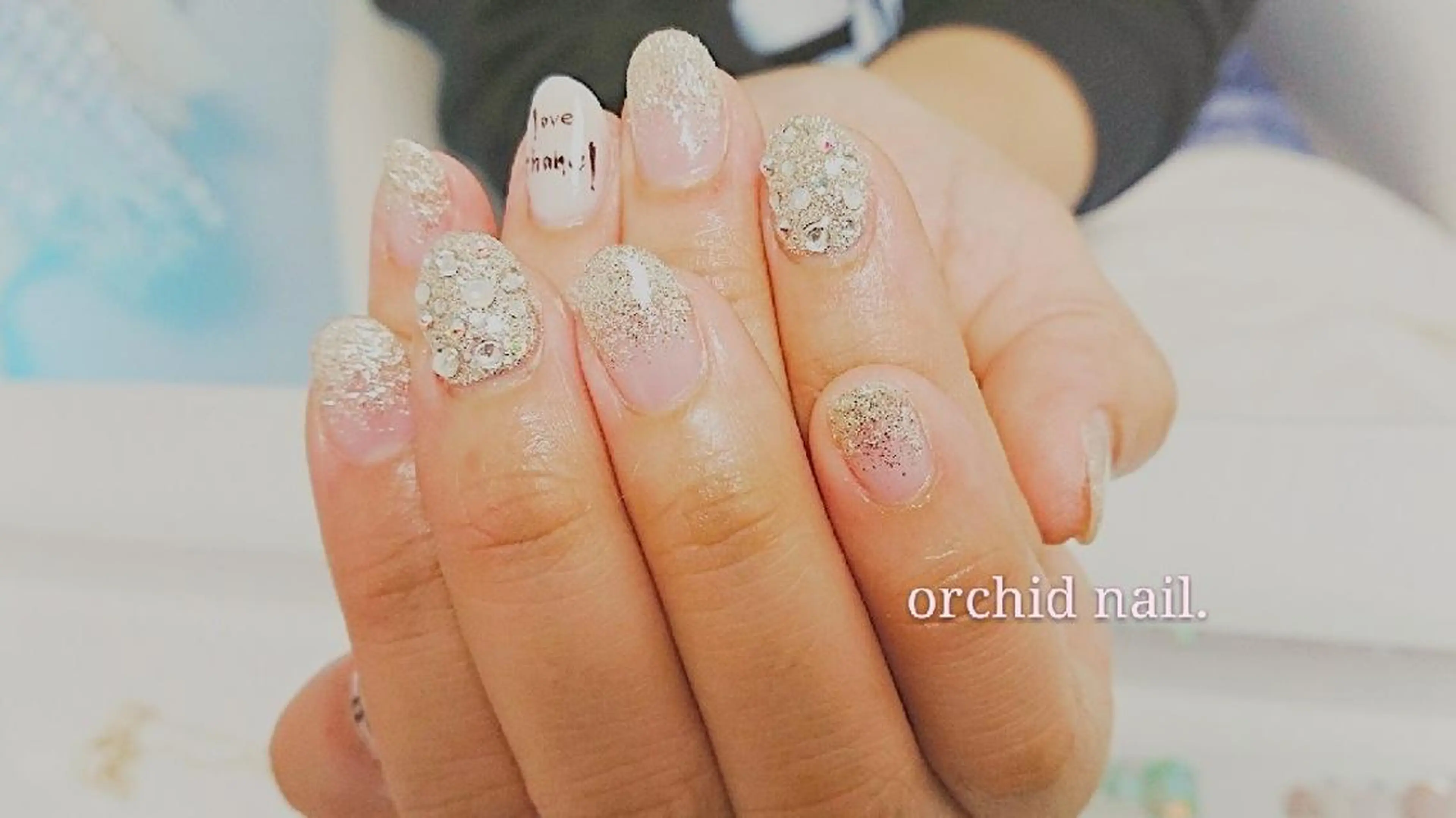 ネイル アートネイル orchid ♡オーキッドのネイルデザイン