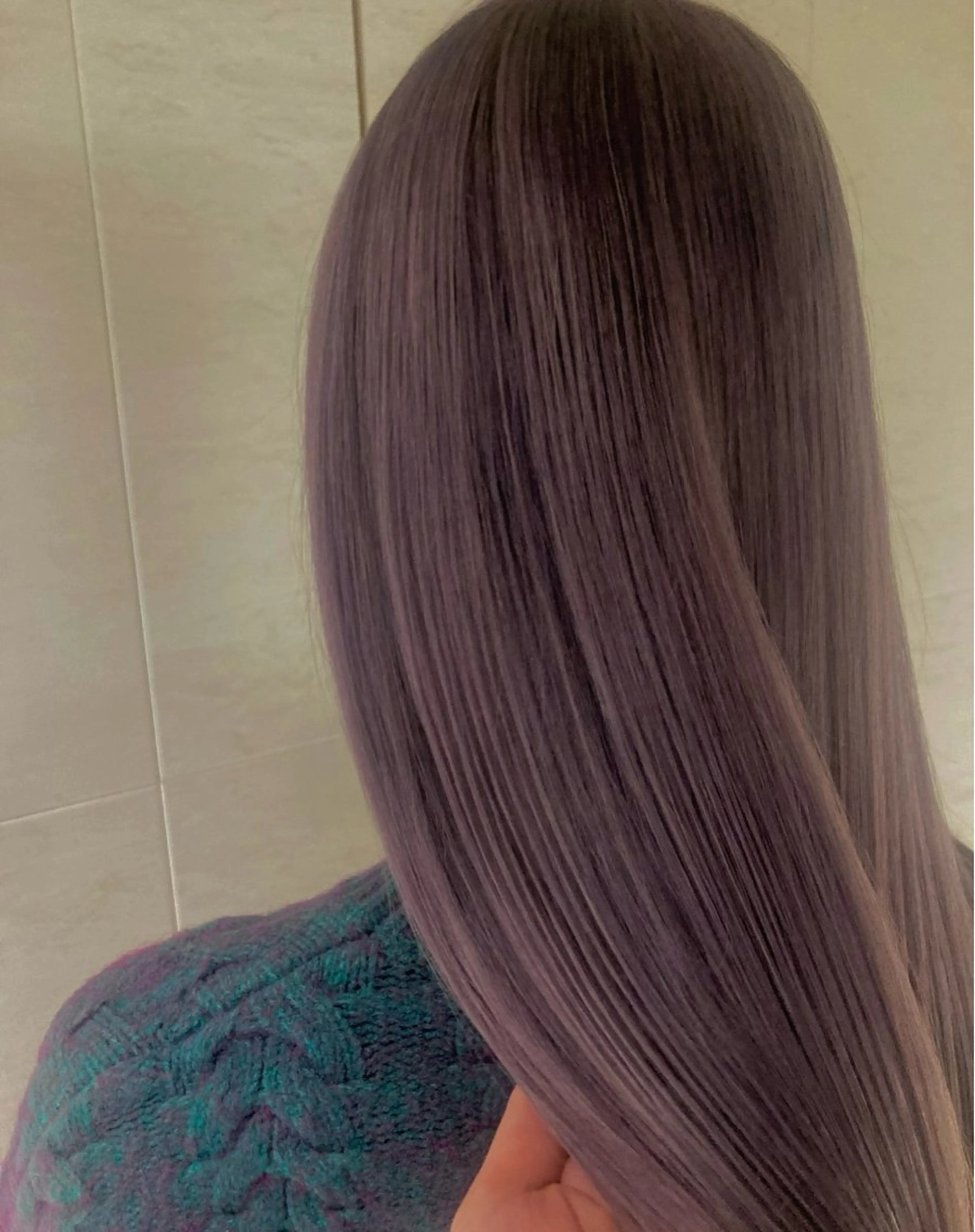 ミディアム パープルカラー 🌈ウルトワ水素 髪質改善naru🌈のヘアスタイル