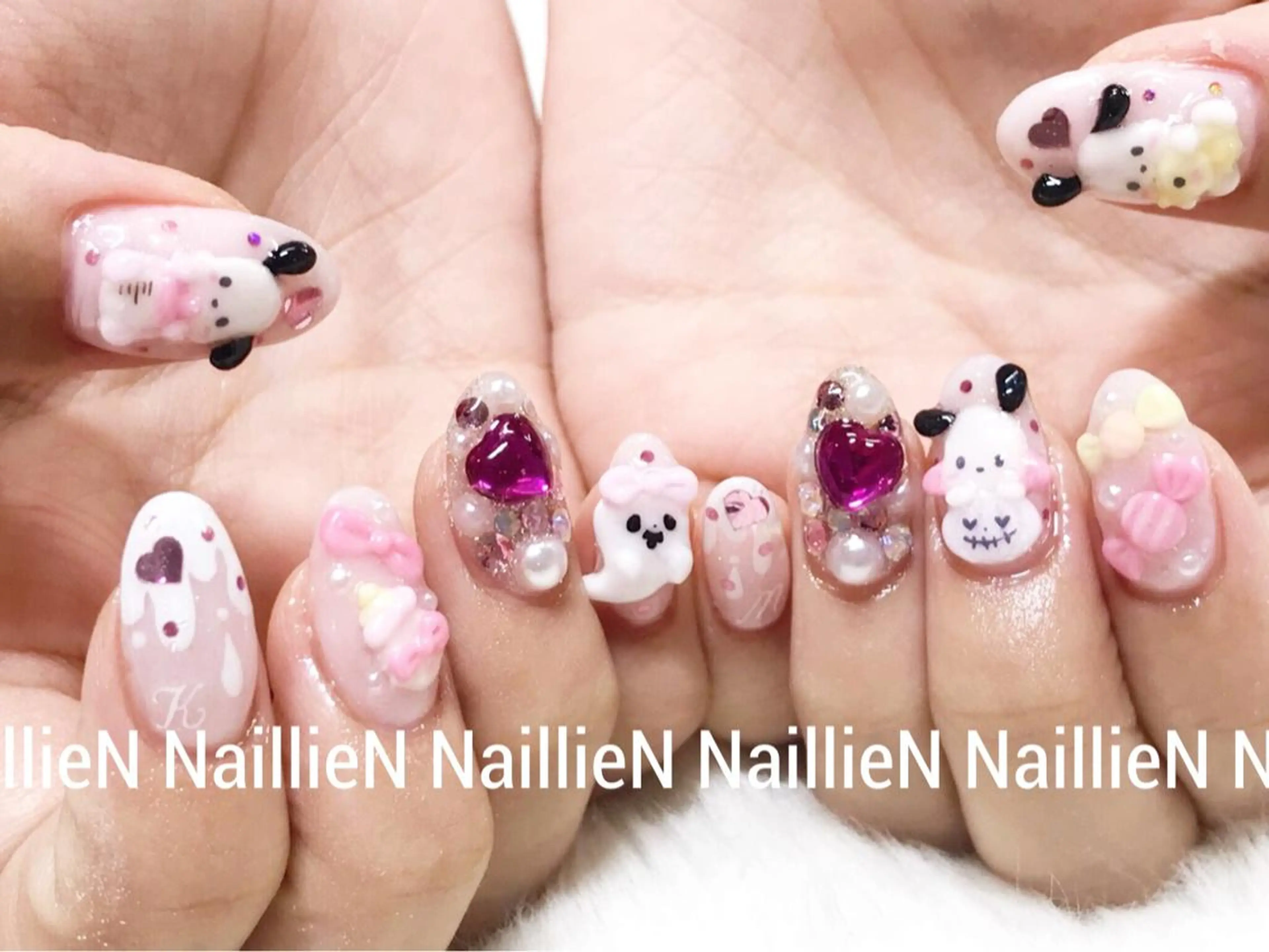 ネイル 持ち込み ハンドネイル Nail lieNのネイルデザイン