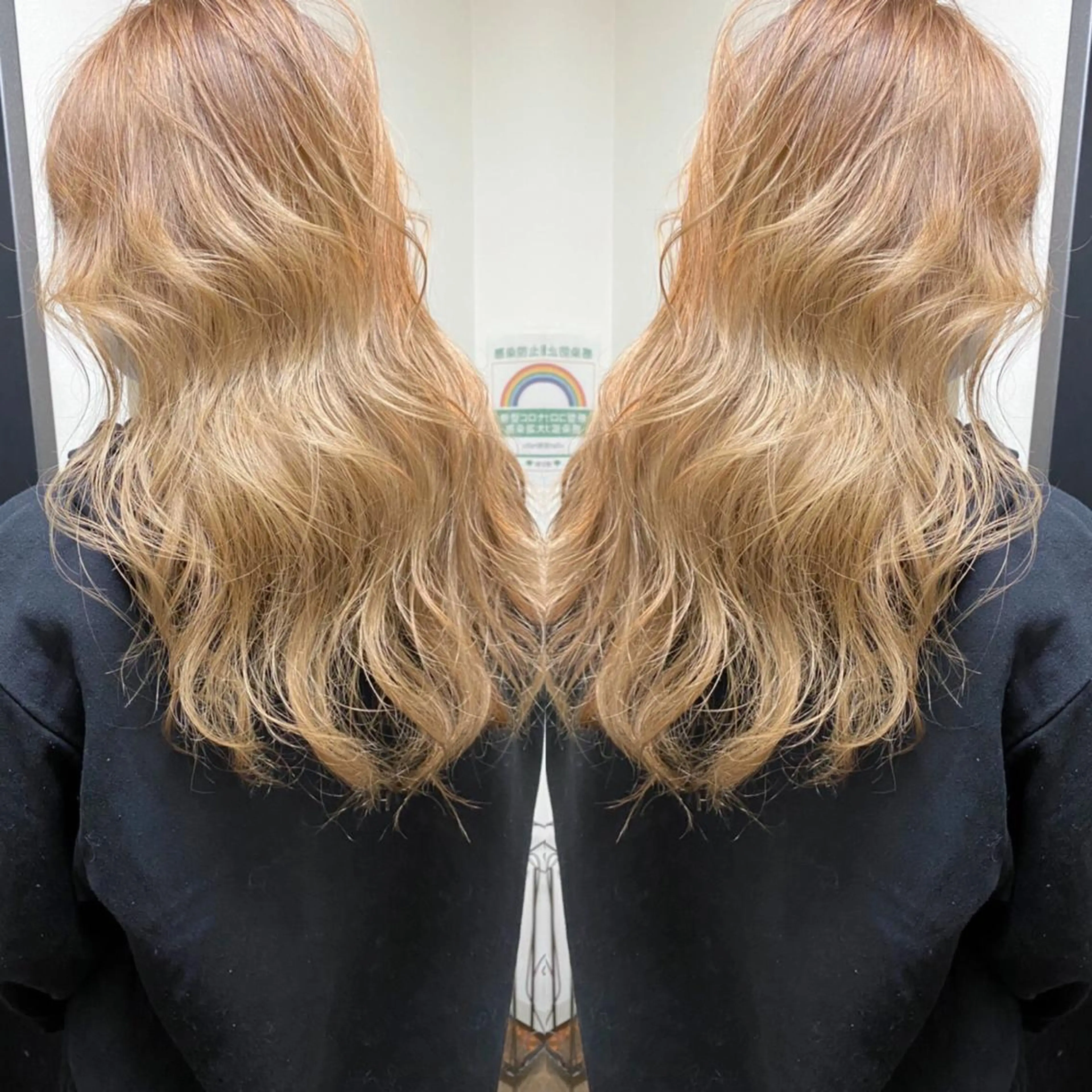 ロング カラー ヘアアレンジ branch by suri-ru所属・branch 中原のヘアスタイル