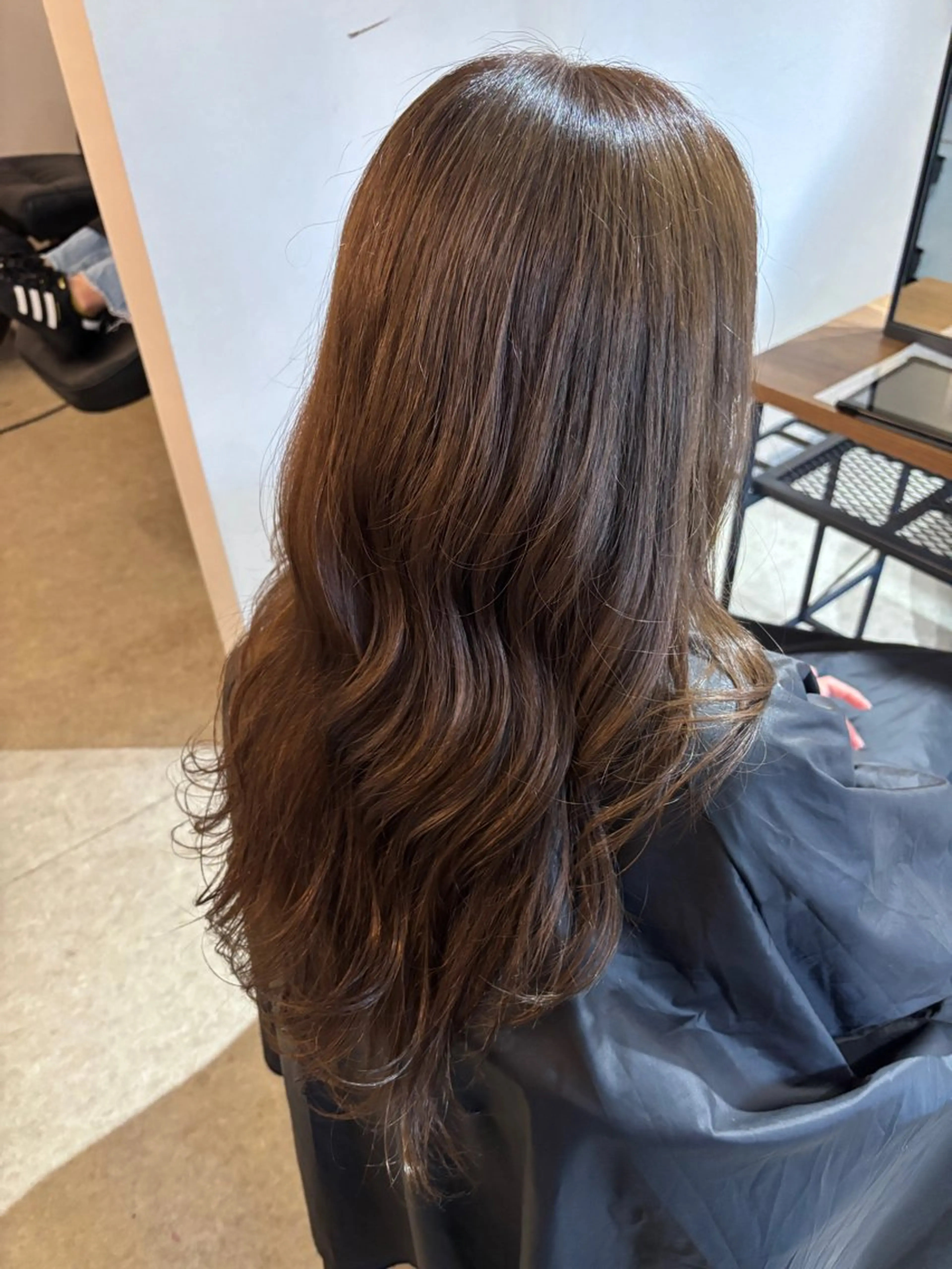 ロング ブリーチカラー🤍 髪質改善🌟のヘアスタイル