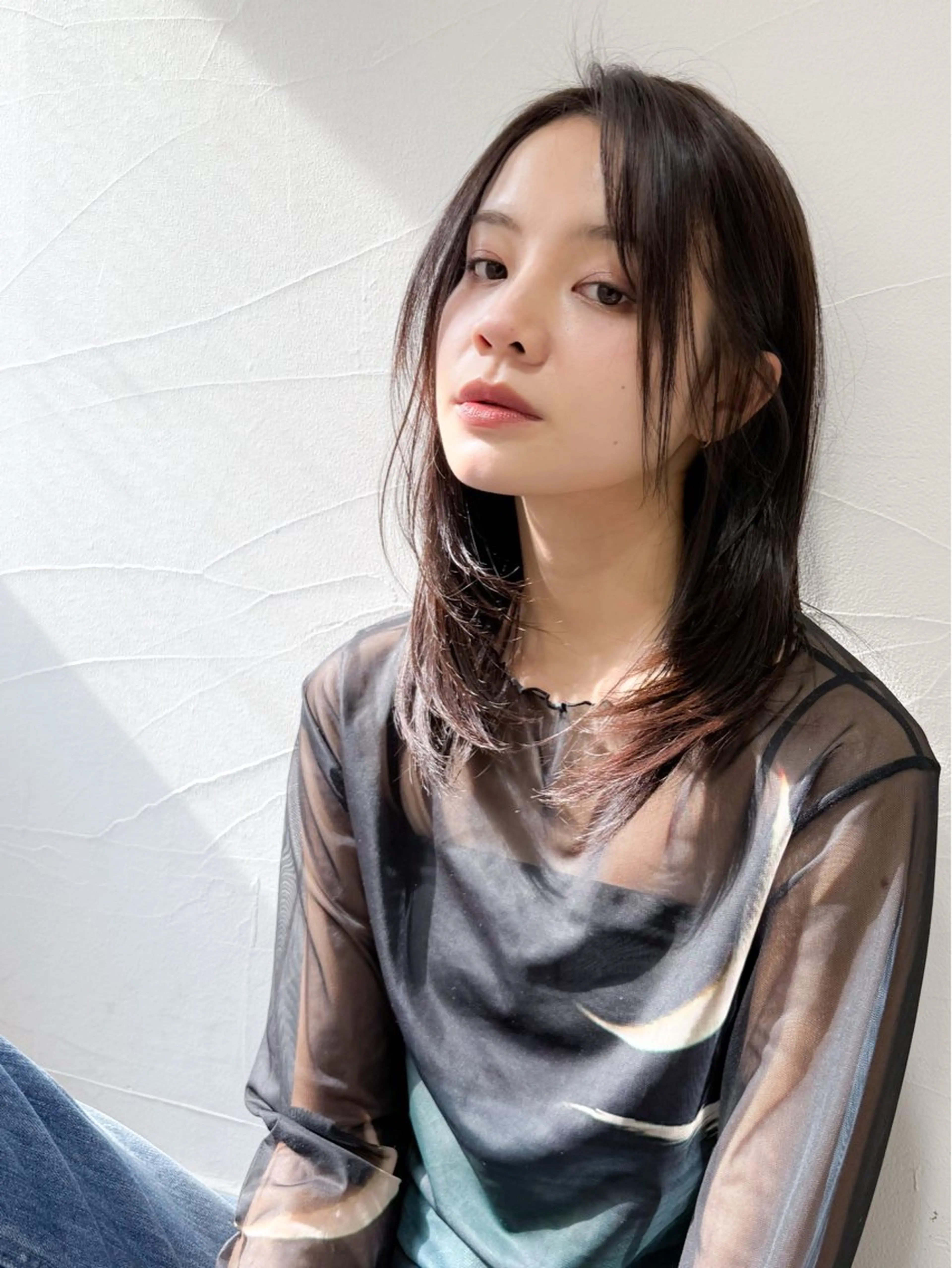 ミディアム ヘアカラー Chlan 六甲道所属・艶カラー/ヘッドスパ ✨Ayariのヘアスタイル