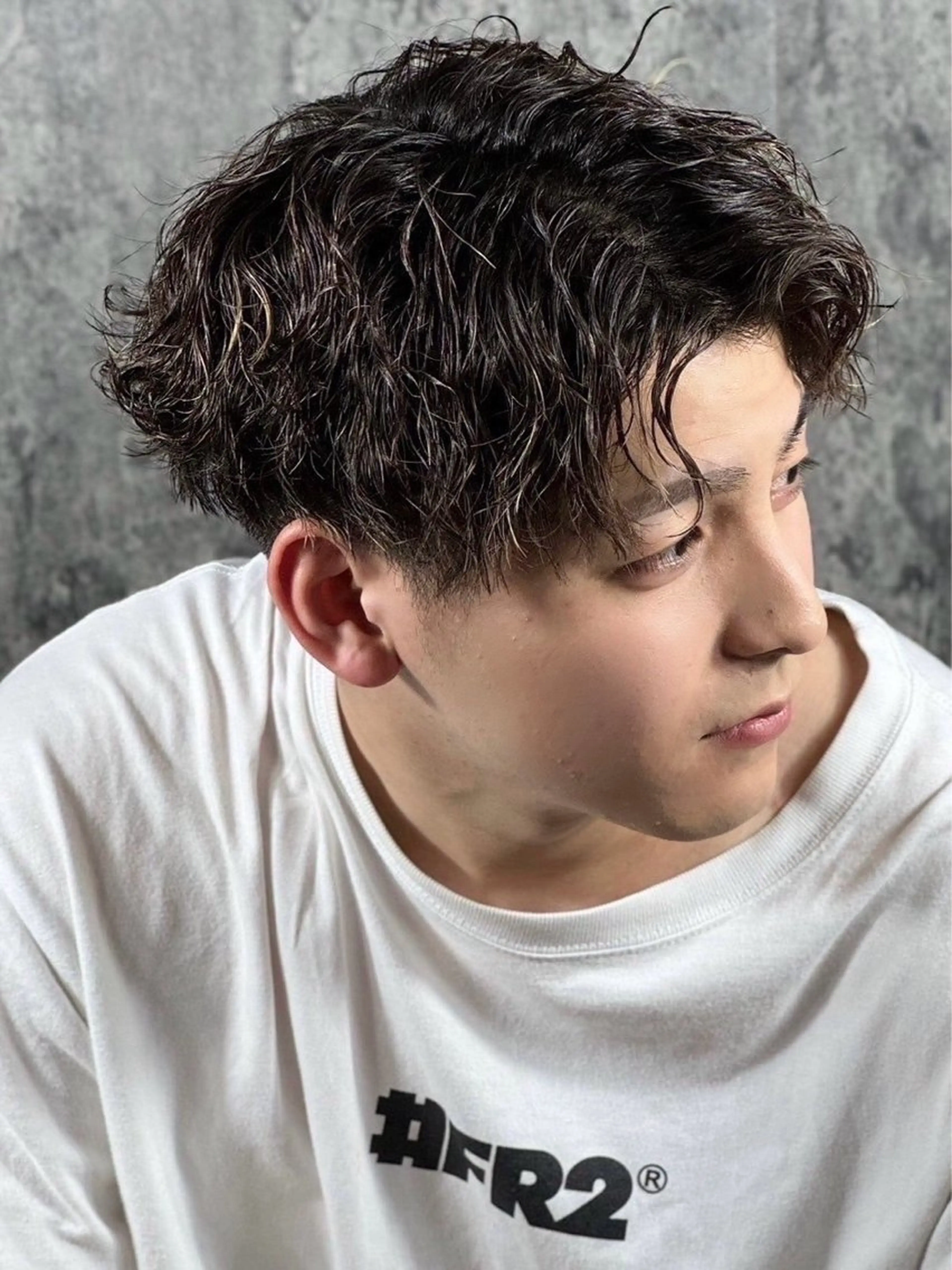 ミディアム メンズ 甲斐 心のヘアスタイル