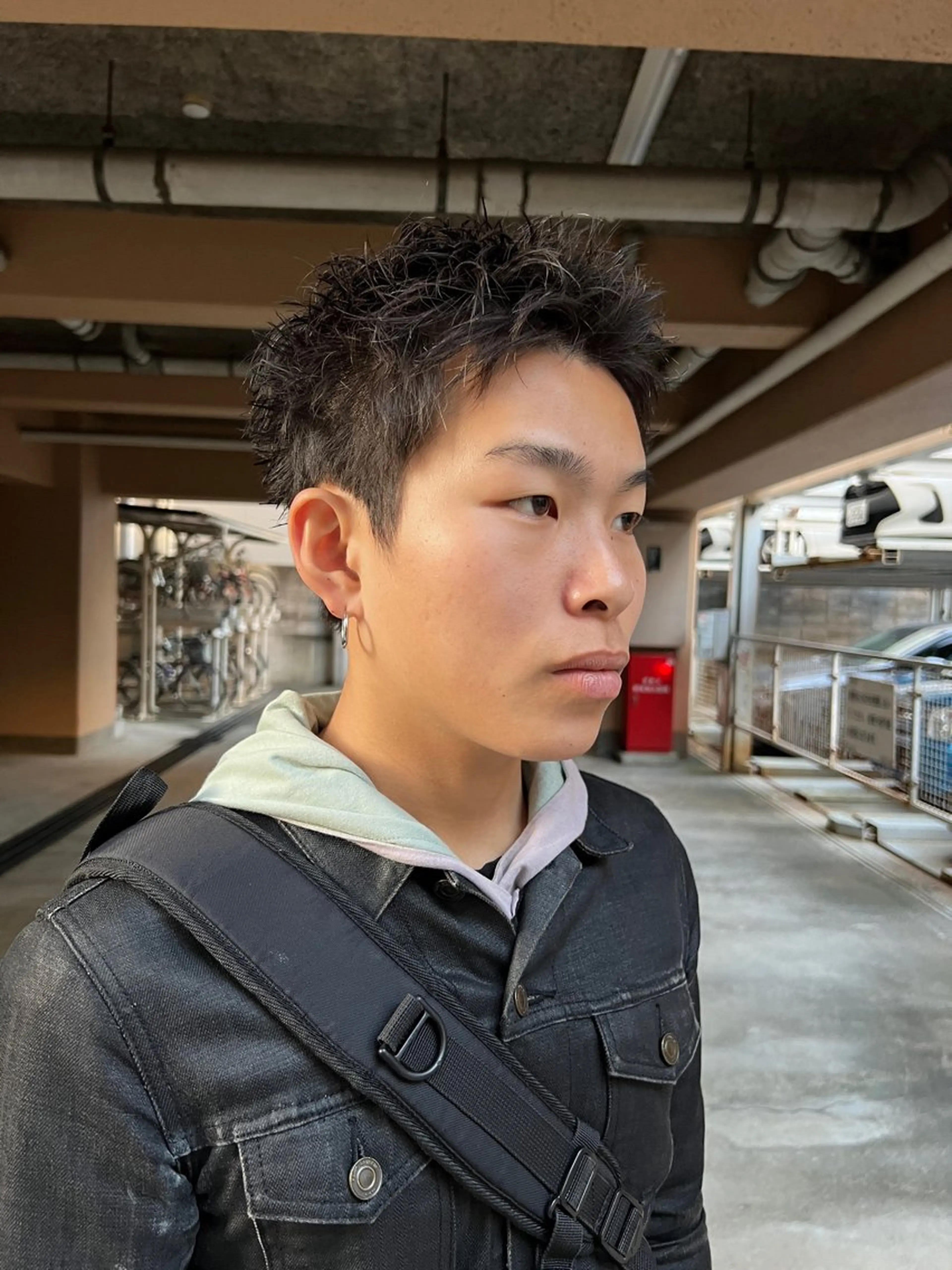 メンズ カット 大阪メンズパーマ /スパイキー/らいのヘアスタイル