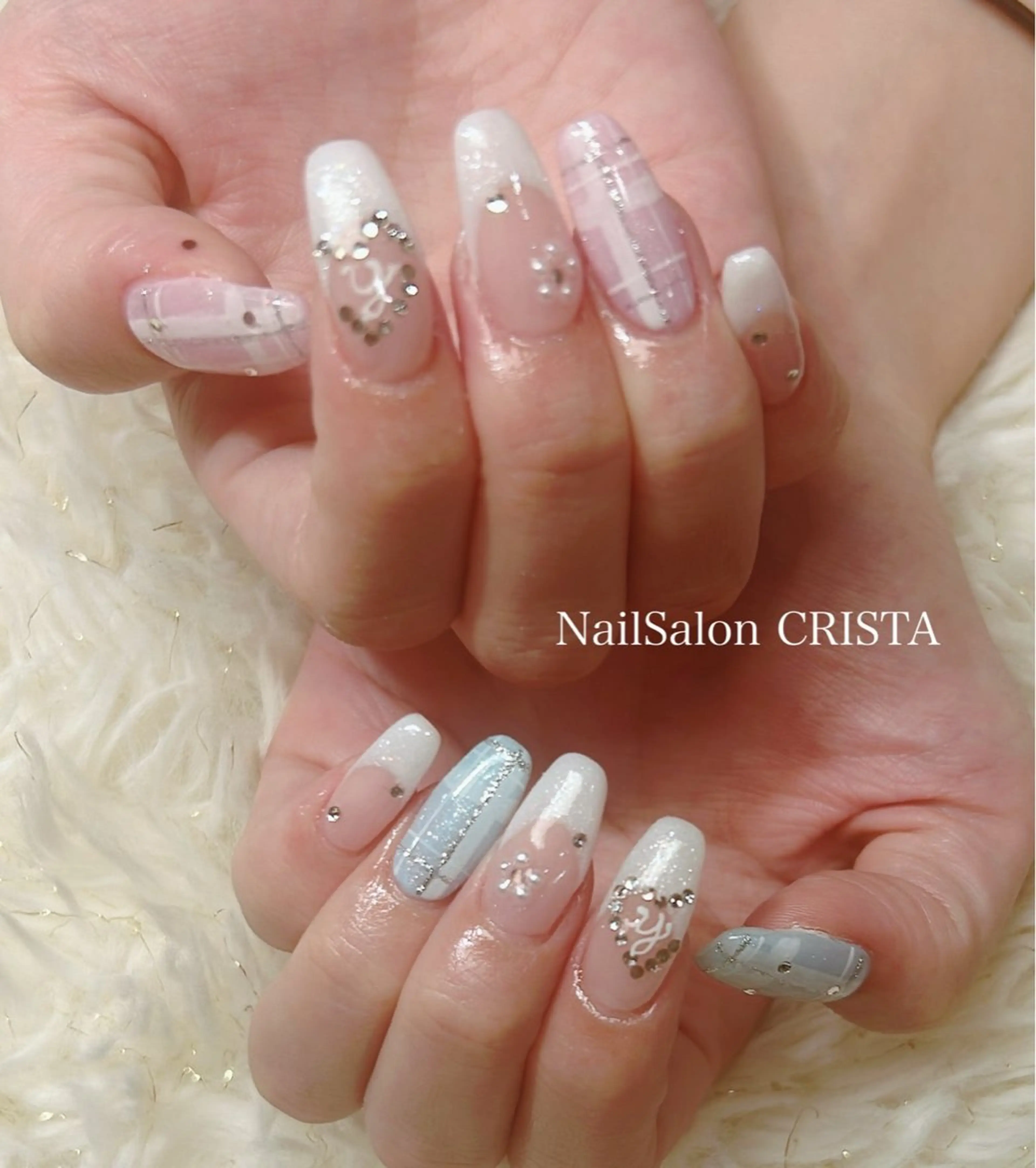 ネイル フットネイル ジェルネイル マグネットネイル オフィスネイル ワンカラーネイル NAILSALON CRISTA所属・🤍CRISTA yui🤍のネイルデザイン