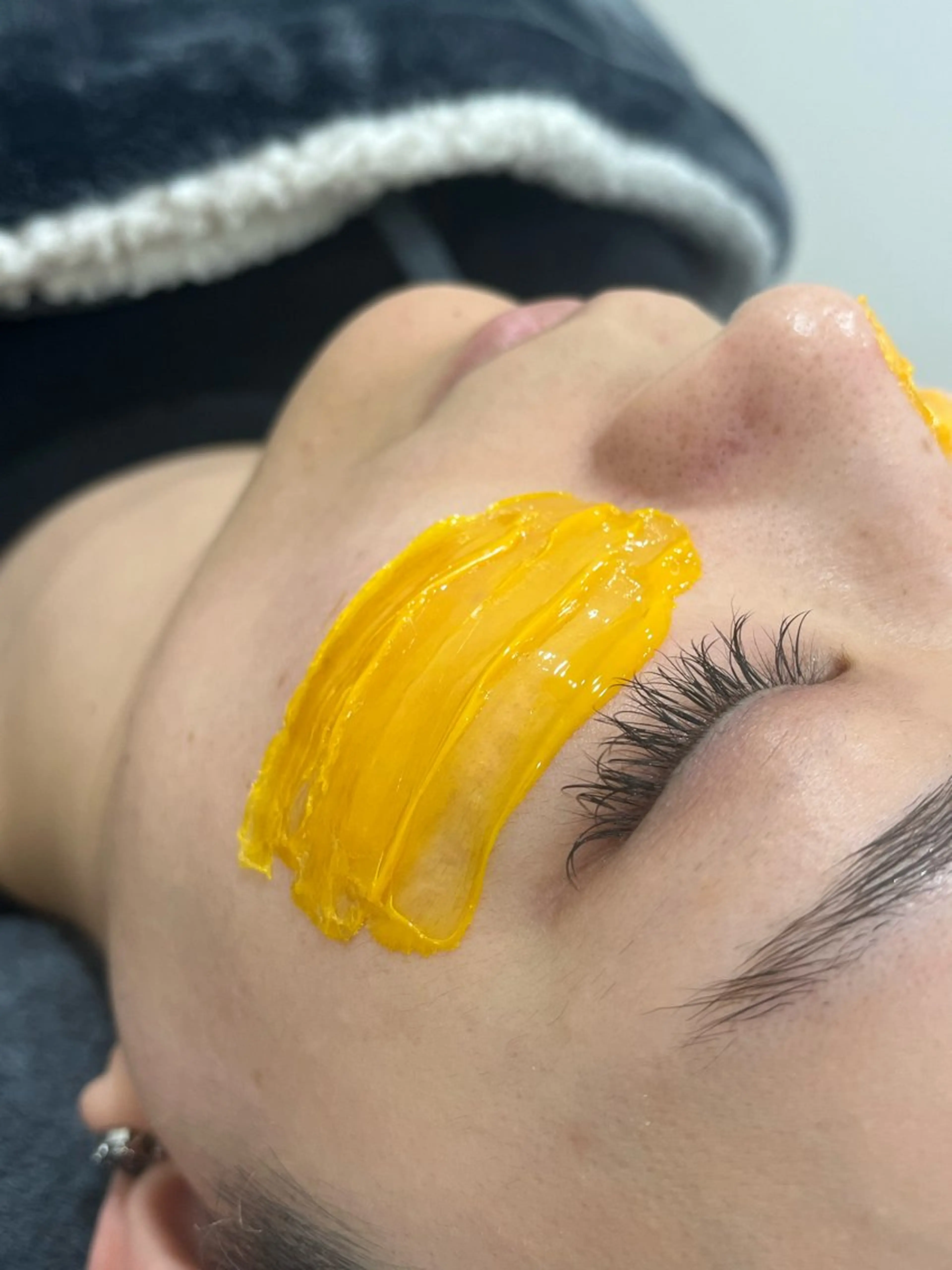 当日予約限定😆スーパーフードwax！！お顔の産毛ケアする事により化粧ノリバッチリに✨肌ケアしませんか？の写真