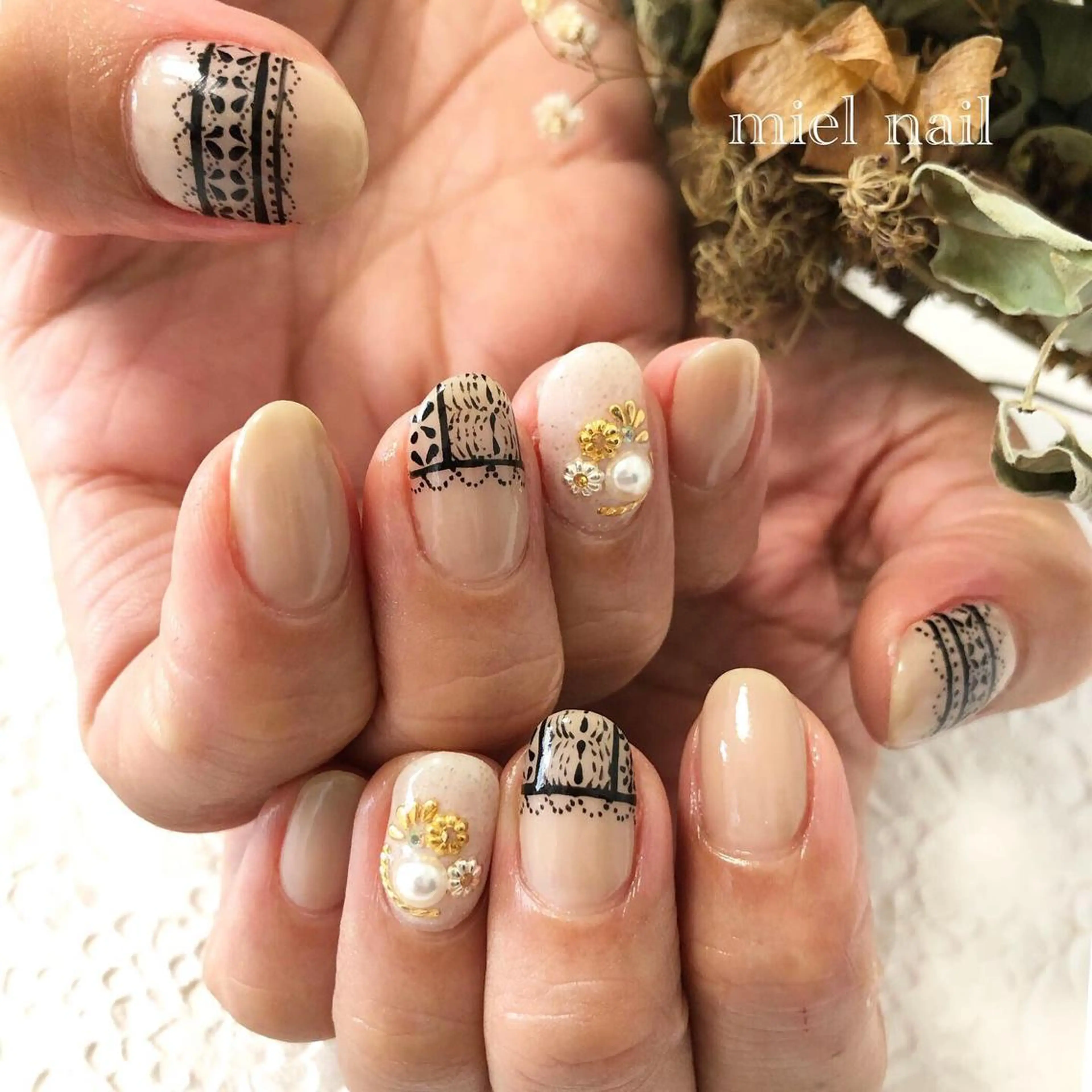 ネイル ハンドネイル miel nailのネイルデザイン
