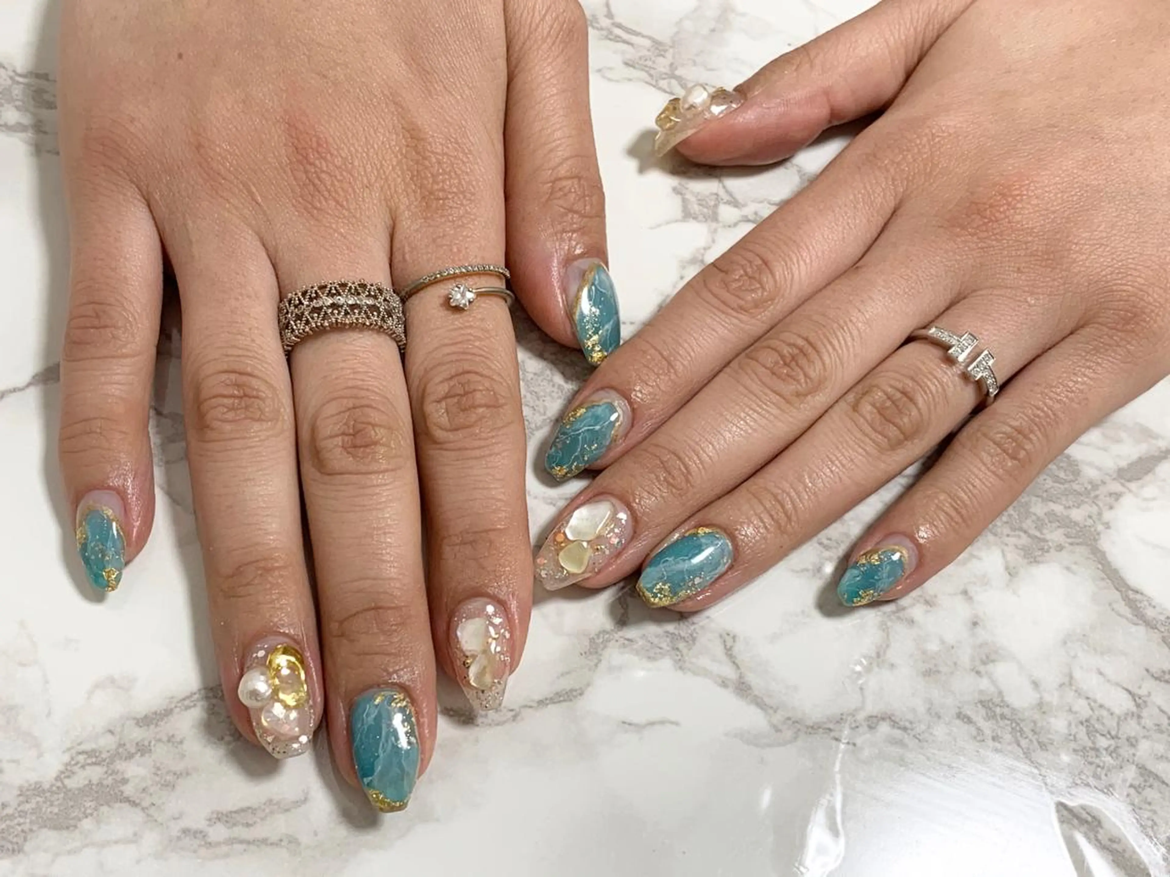 ネイル 夏ネイル 💎JADE💎 齊藤沙也香のエステ・リラクイメージ