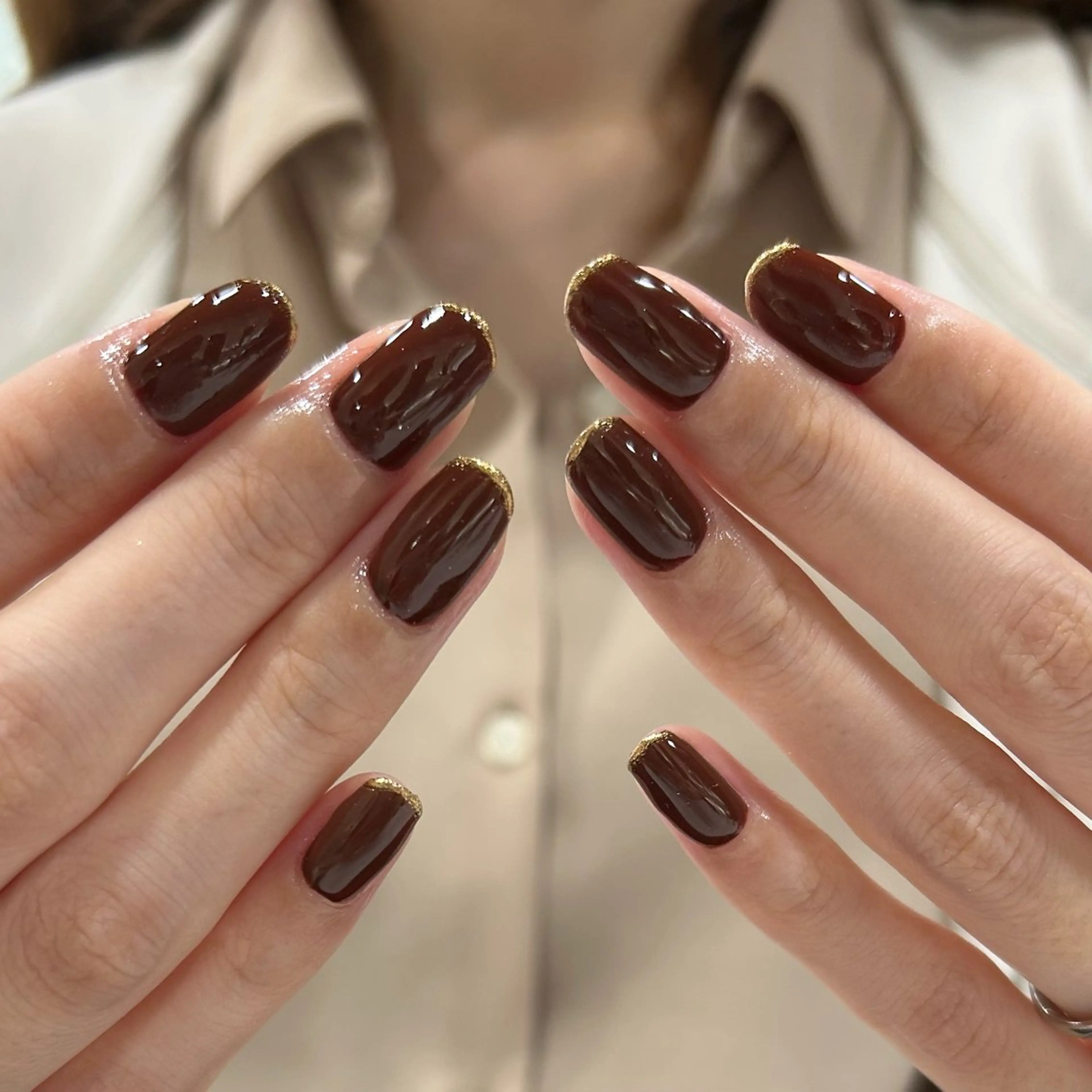 ネイル ワンカラーネイル Allure 小山店 結咲(ゆいさ)のネイルデザイン