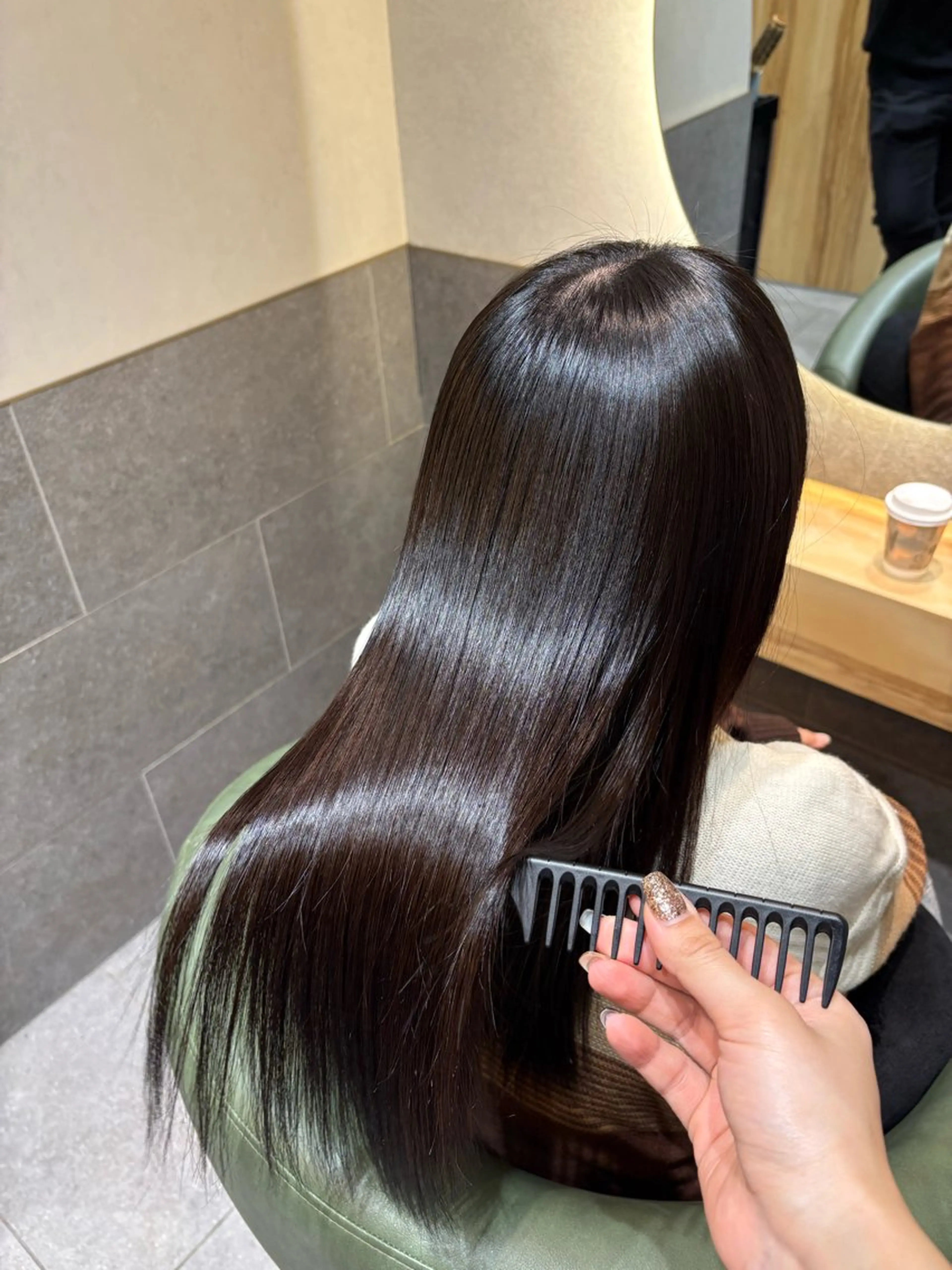 ロング 縮毛矯正 BISCOhair / kanamiのヘアスタイル