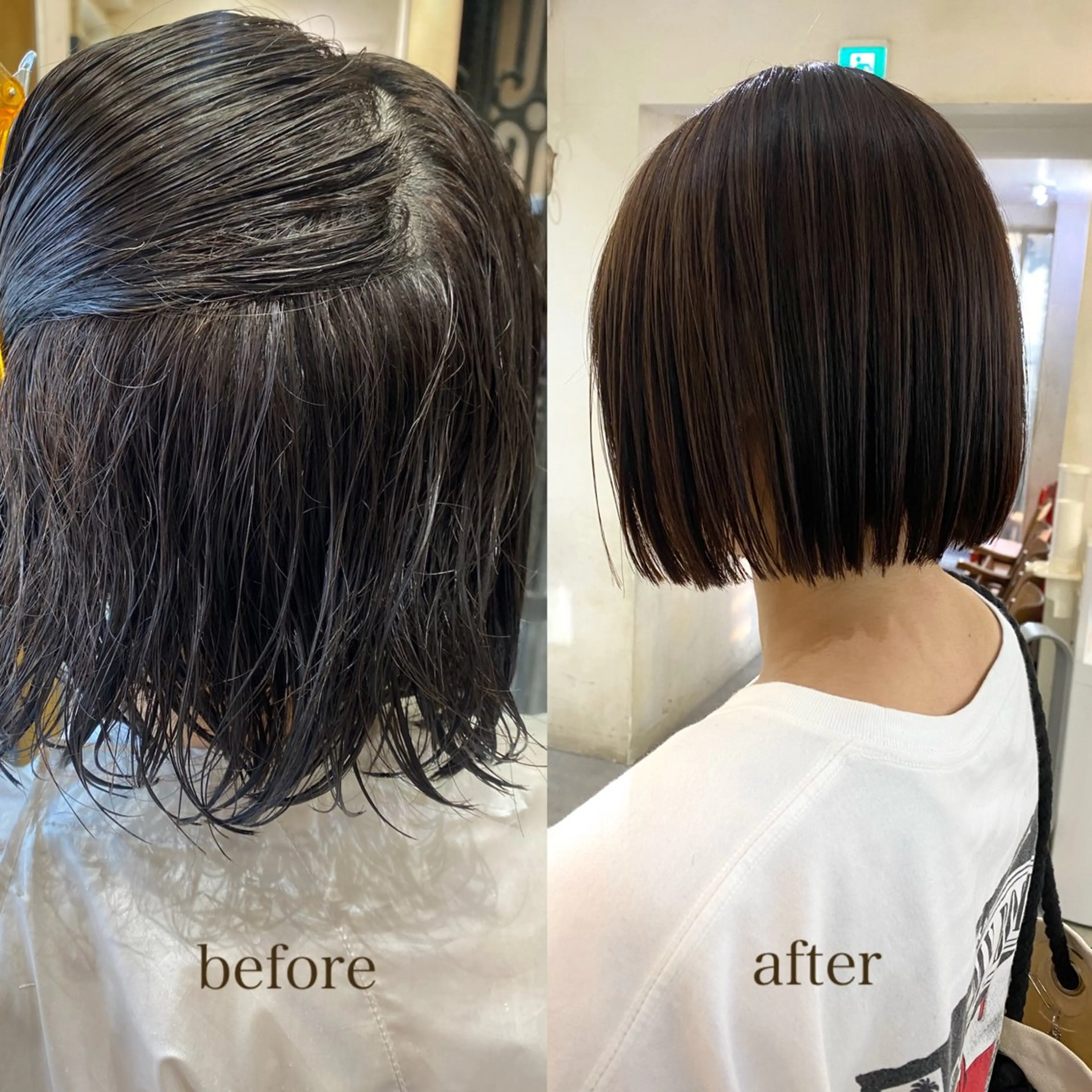 ショート パーマ 縮毛矯正 トリートメント MINX【青山店】所属・asuka/似合わせ /レイヤー/暖色のヘアスタイル