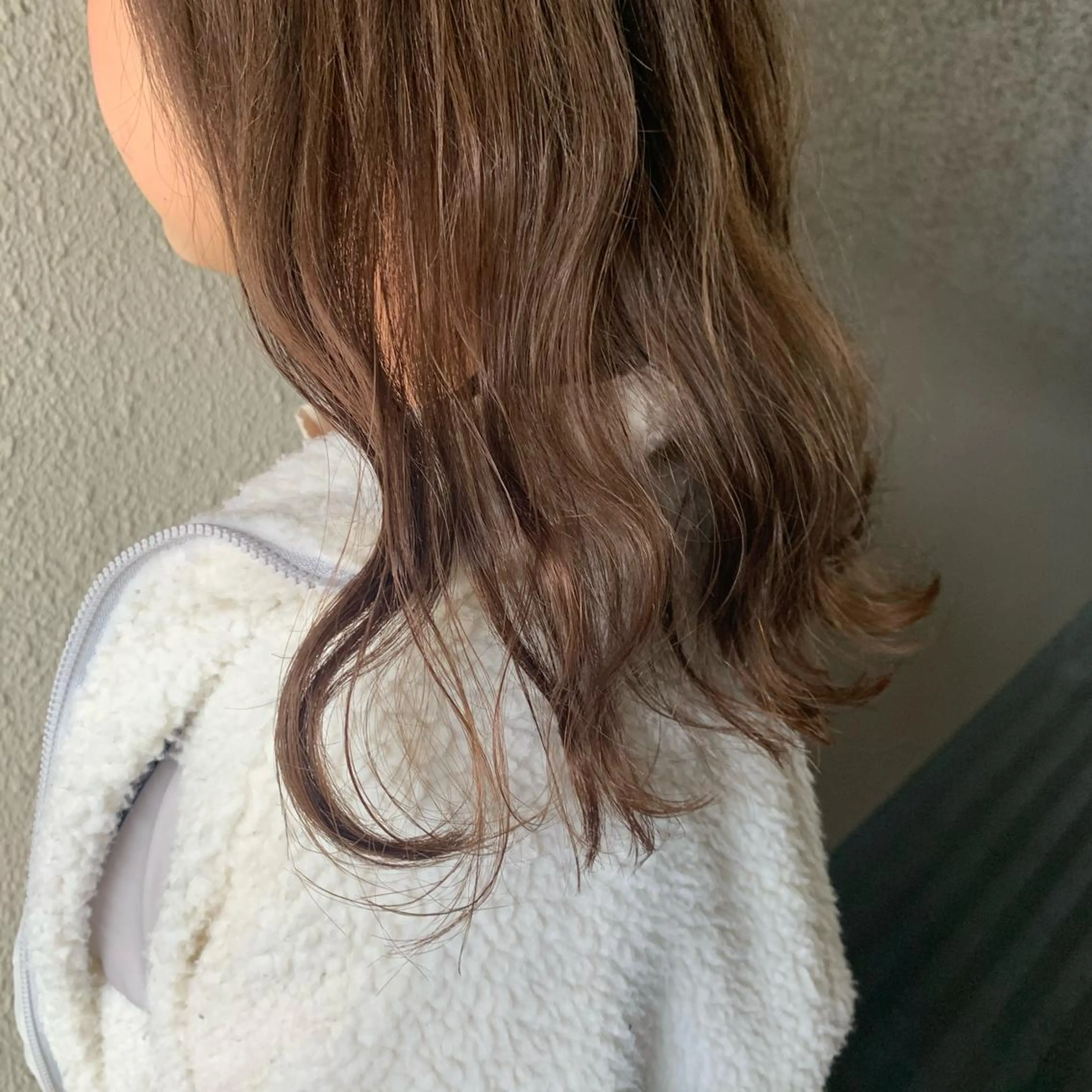 セミロング カラー ベージュカラー ブリーチ chouette/ 根本優希のヘアスタイル