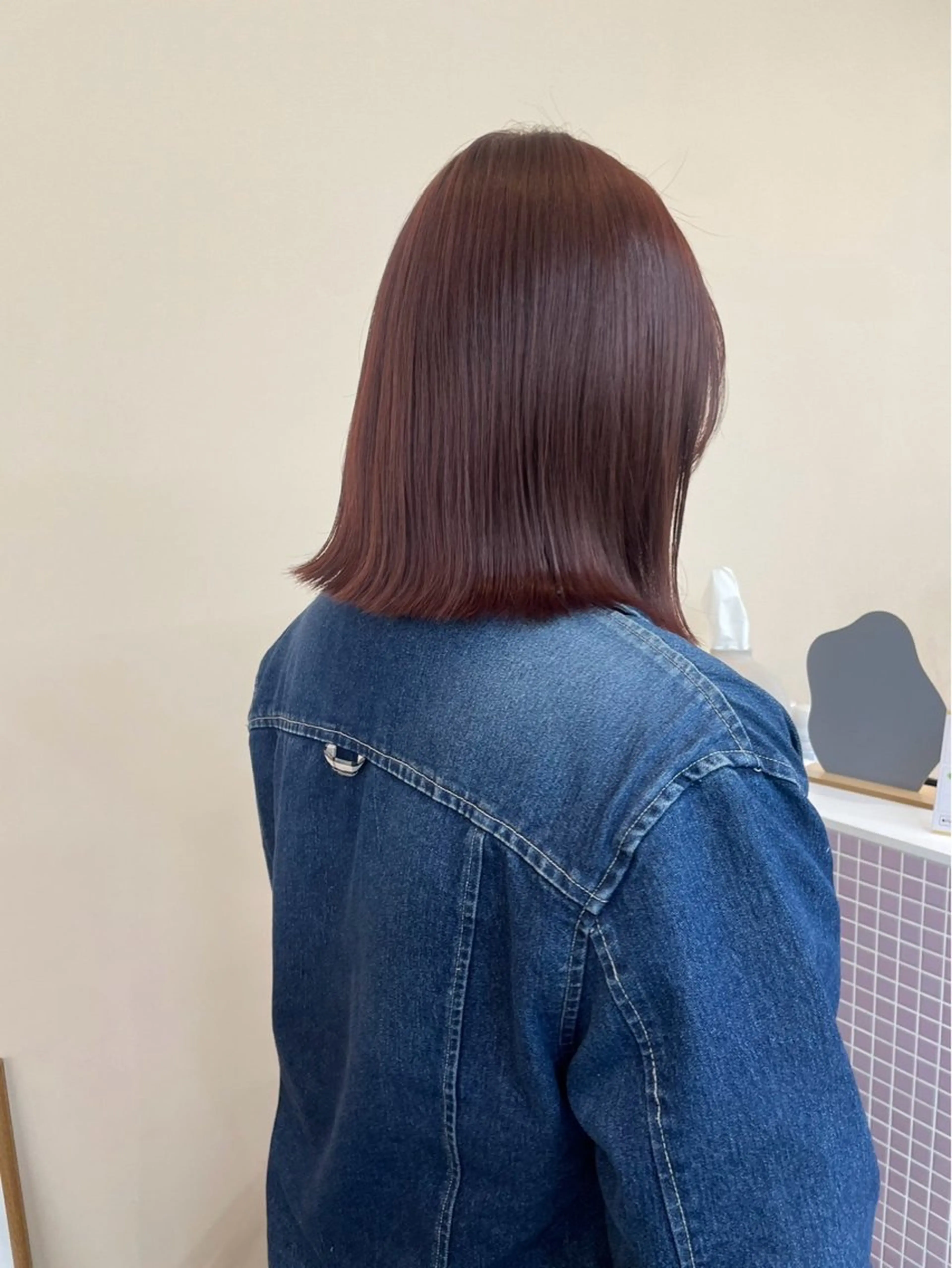 カラー yuka/ロング/ レイヤーカットモデルのヘアスタイル