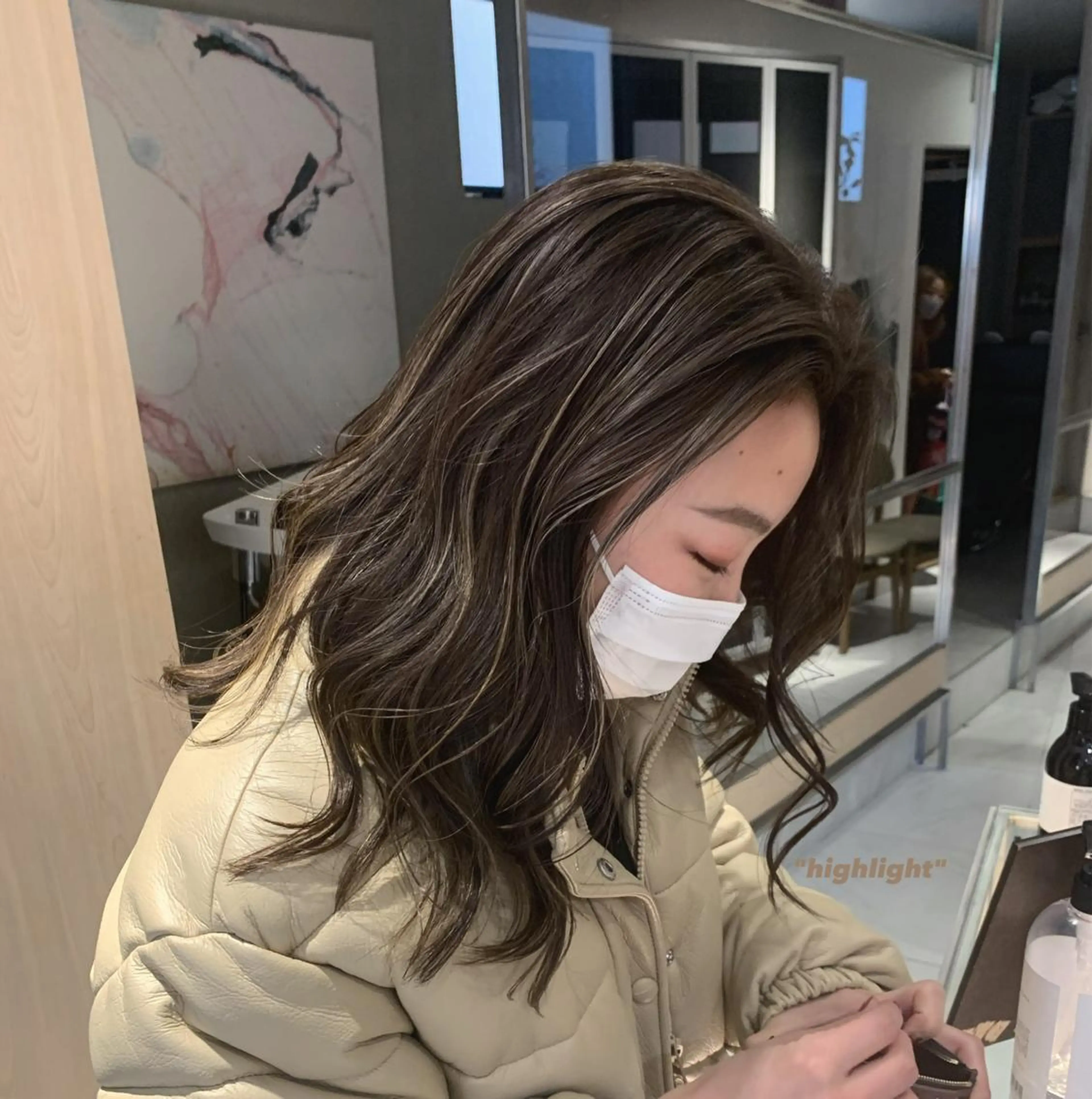 セミロング カラー Bree"ze所属・大河原 修太のヘアスタイル