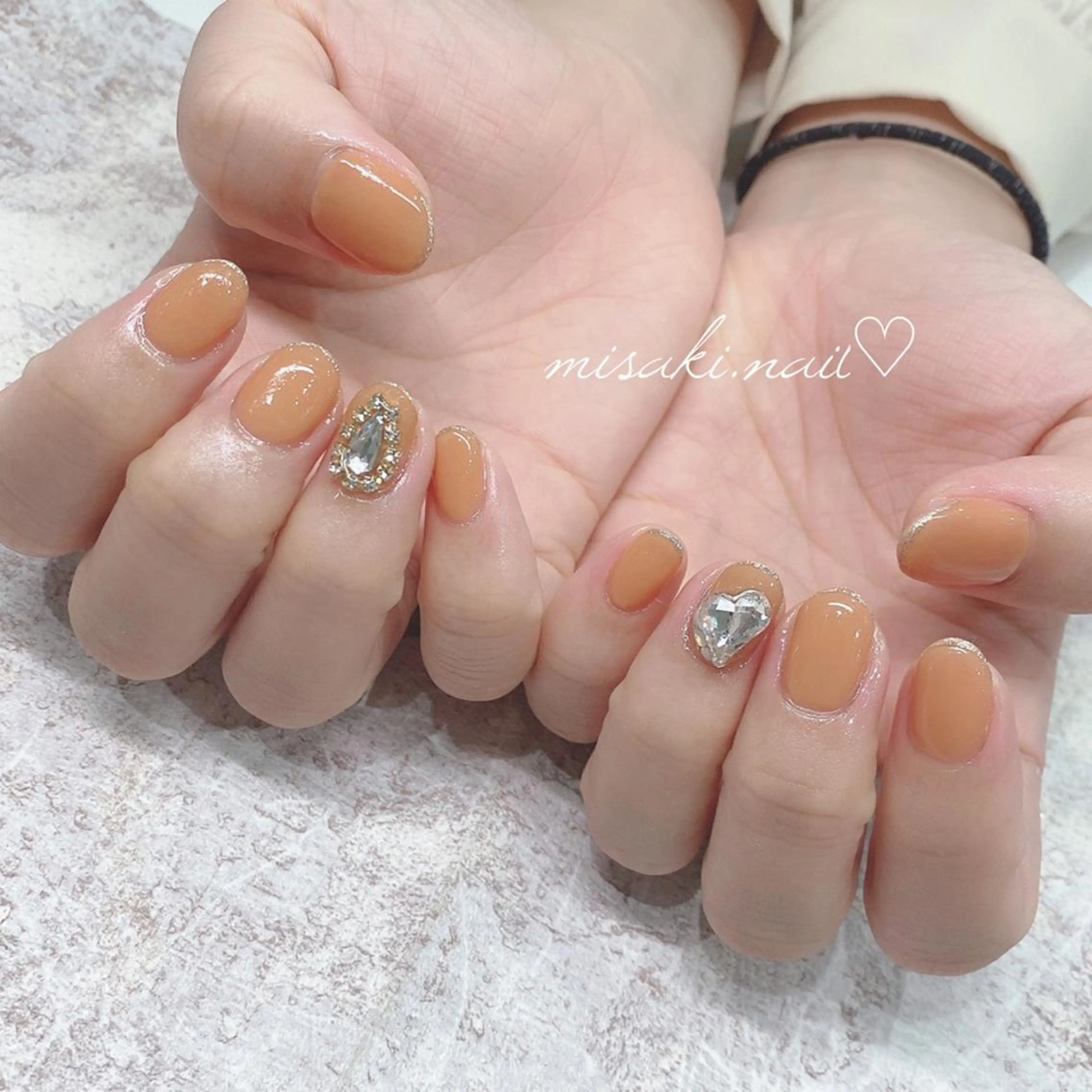 ネイル 韓国ネイル ワンホンネイル ハンドネイル nailsalon miinailsのネイルデザイン