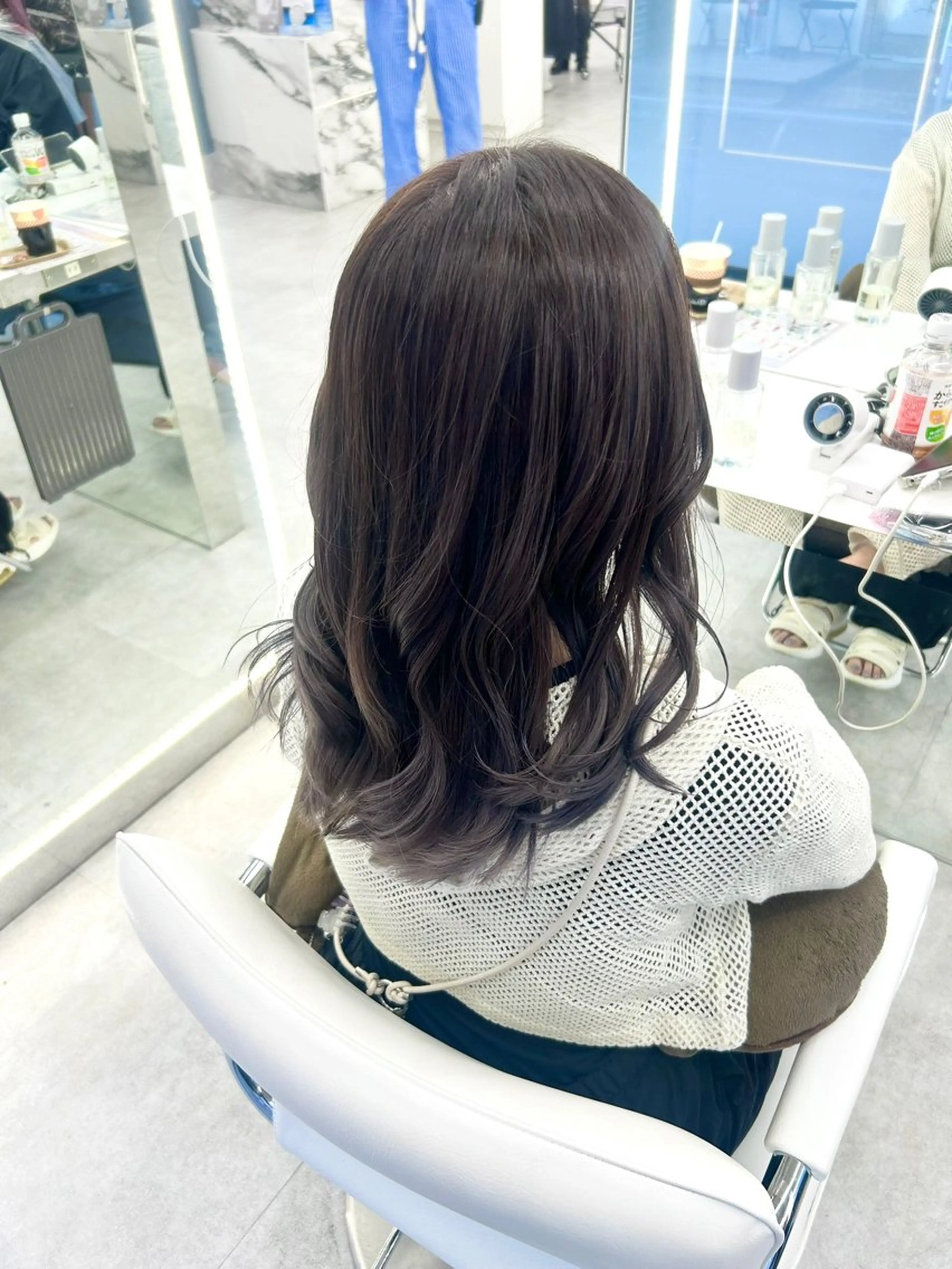 ロング カラー ヘアカラー ヘッドスパ はるか/ブリーチカラ ー/ヘアアレンジ🤍のヘアスタイル