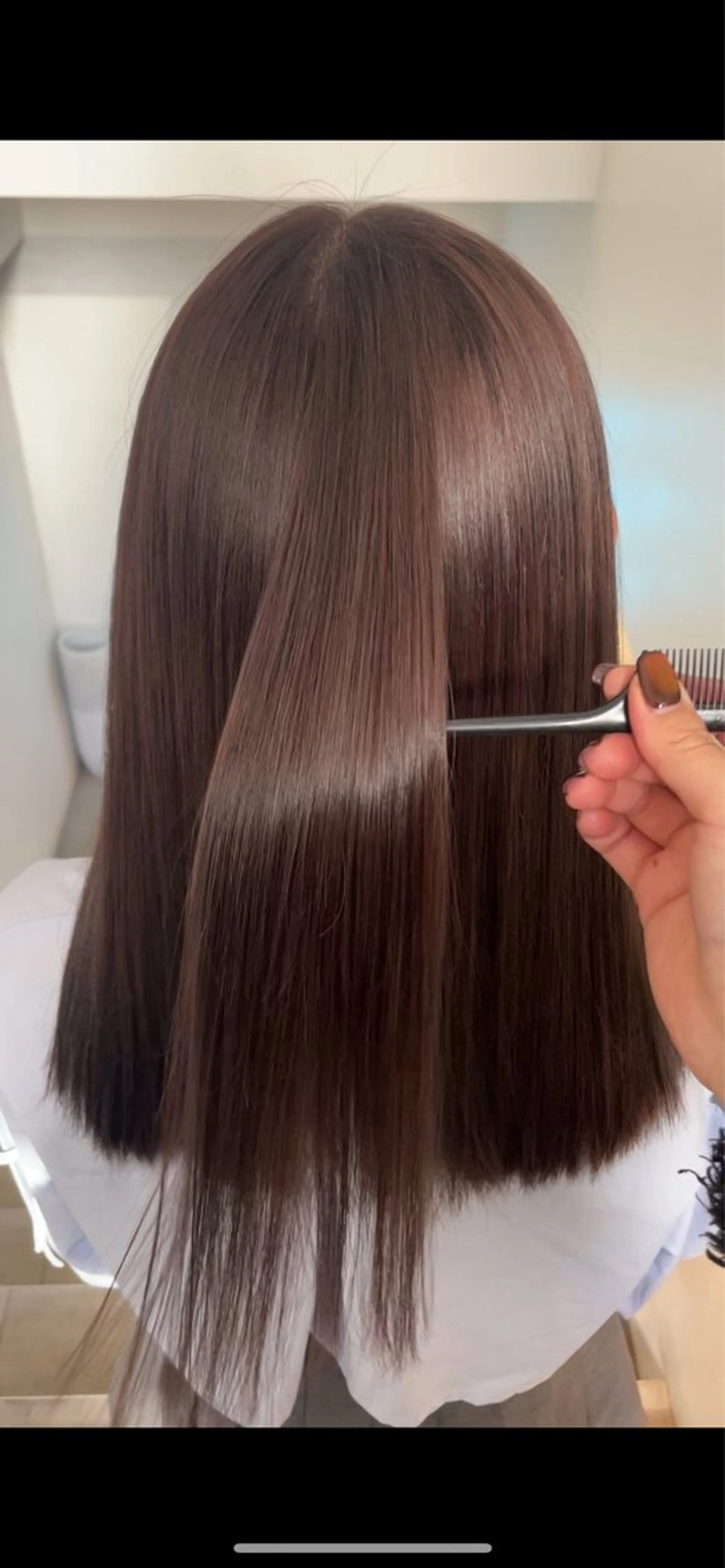 ミディアム カラー ヘアカラー トリートメント 🌟暖色系ハイトーン 🌟AIのヘアスタイル