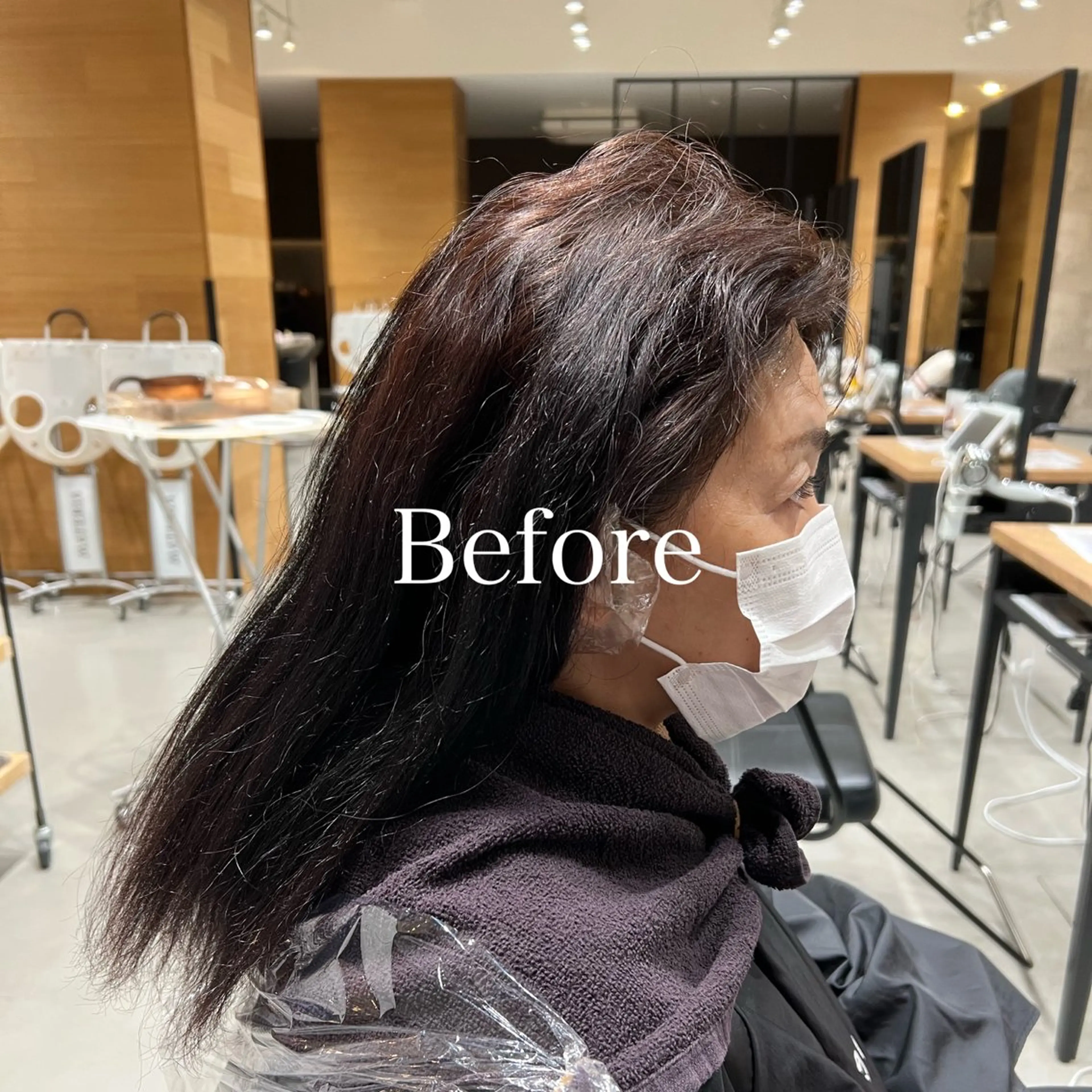 セミロング カラー レディースヘア💫 加藤たいが🐯のヘアスタイル