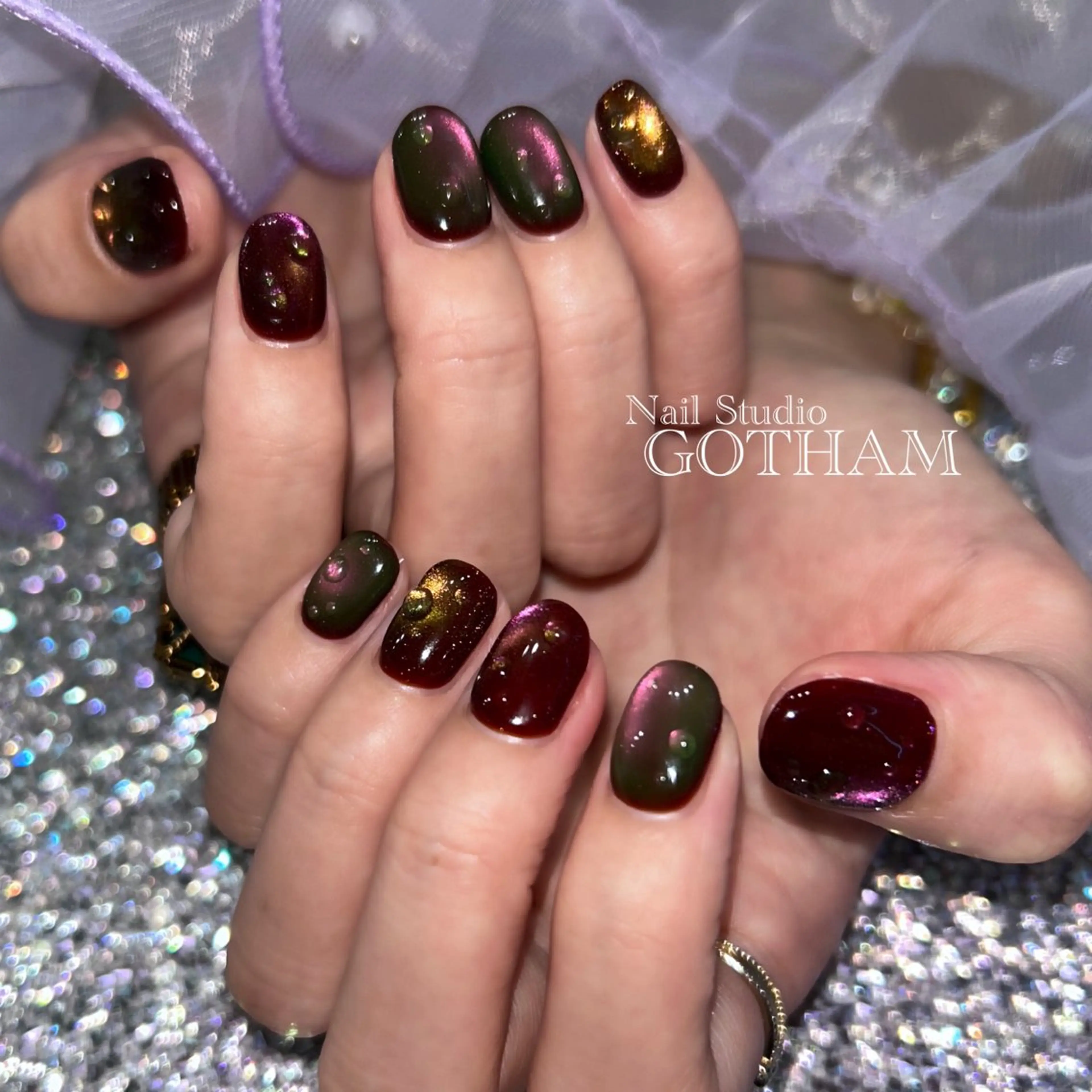 ネイル ハンドネイル Nail Studio GOTHAM所属・高円寺駅からすぐ🌈 ネイルGOTHAMのネイルデザイン