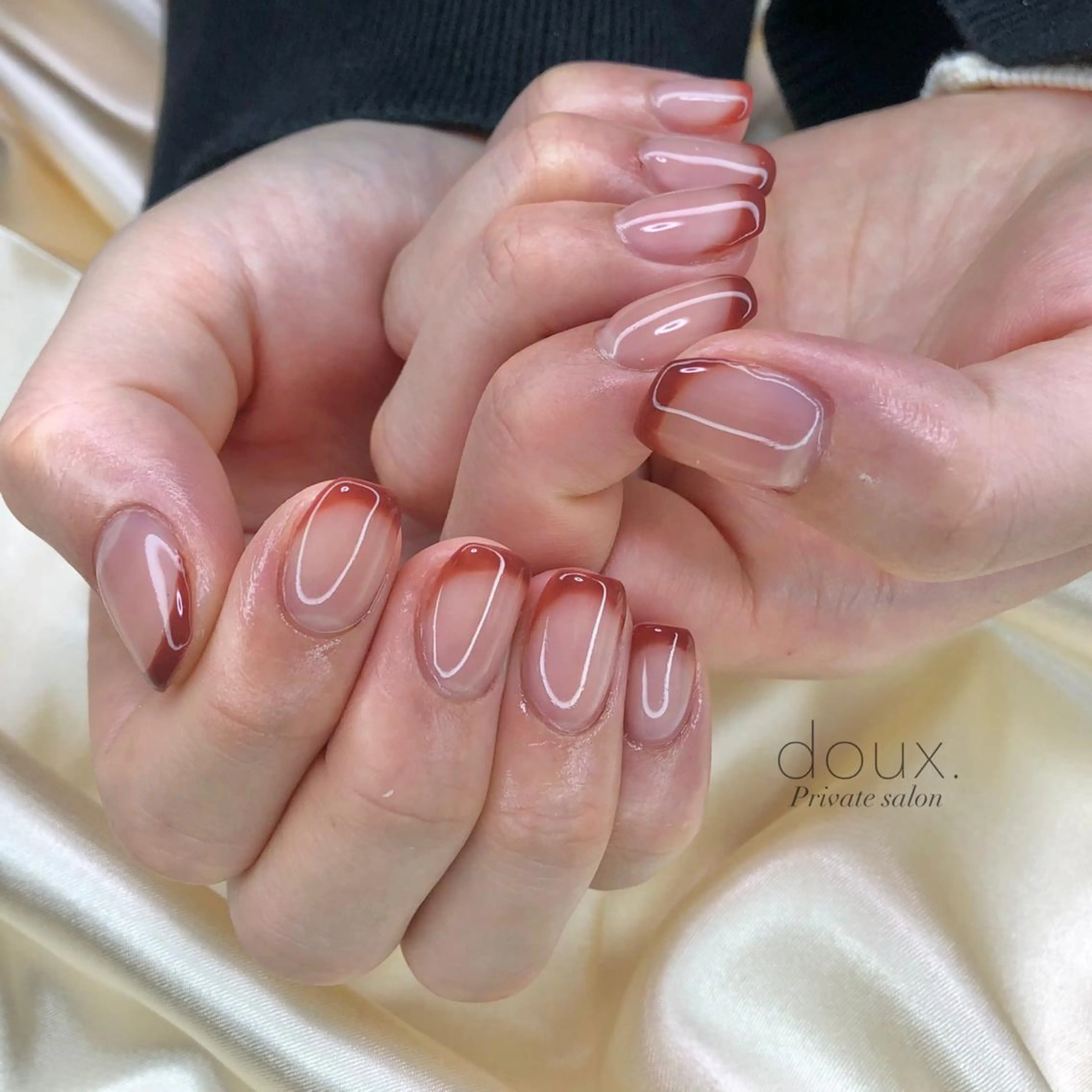 ネイル フレンチネイル doux. nailのネイルデザイン