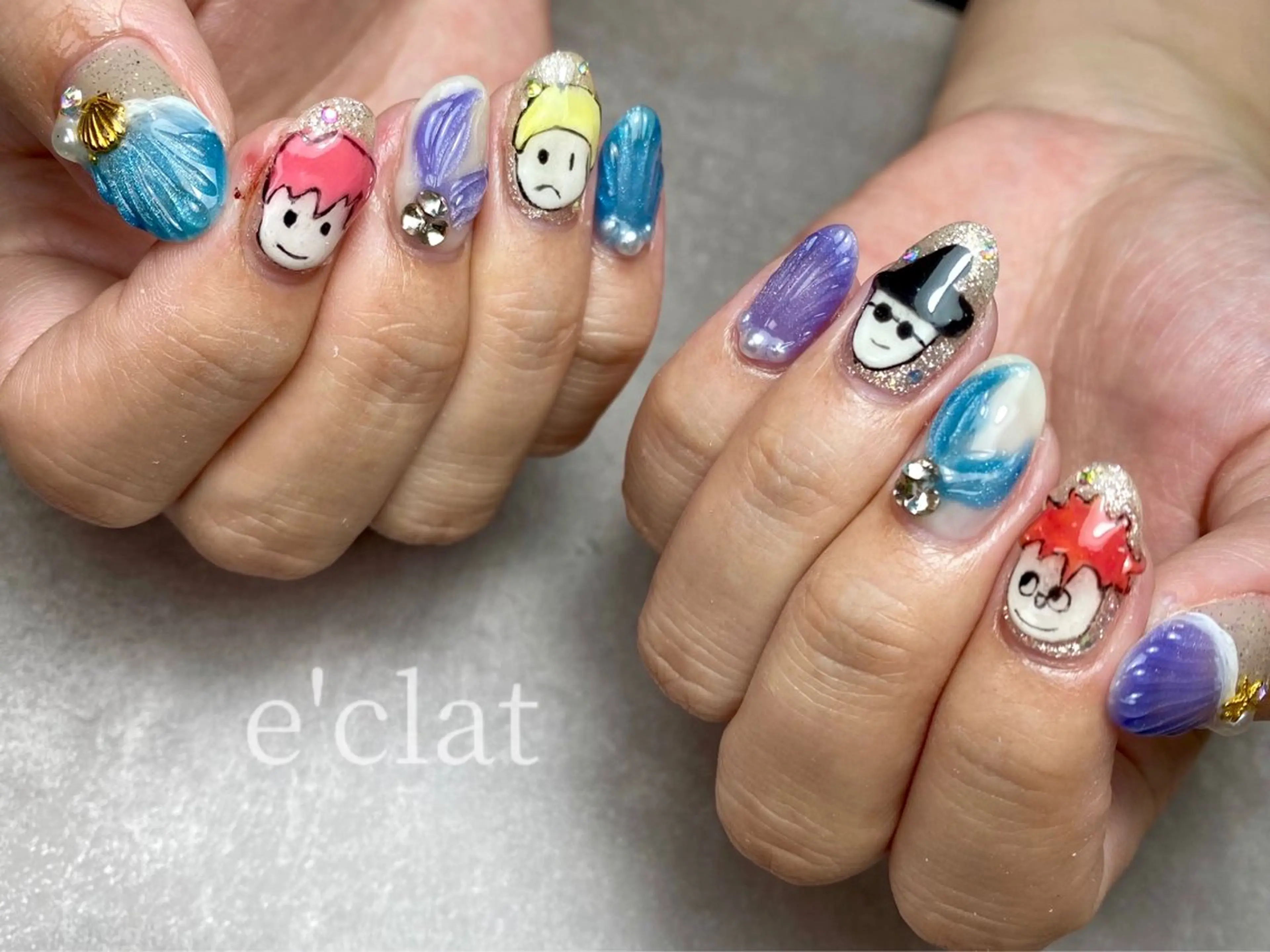ネイル ハンドネイル nailsalon e'clatのネイルデザイン