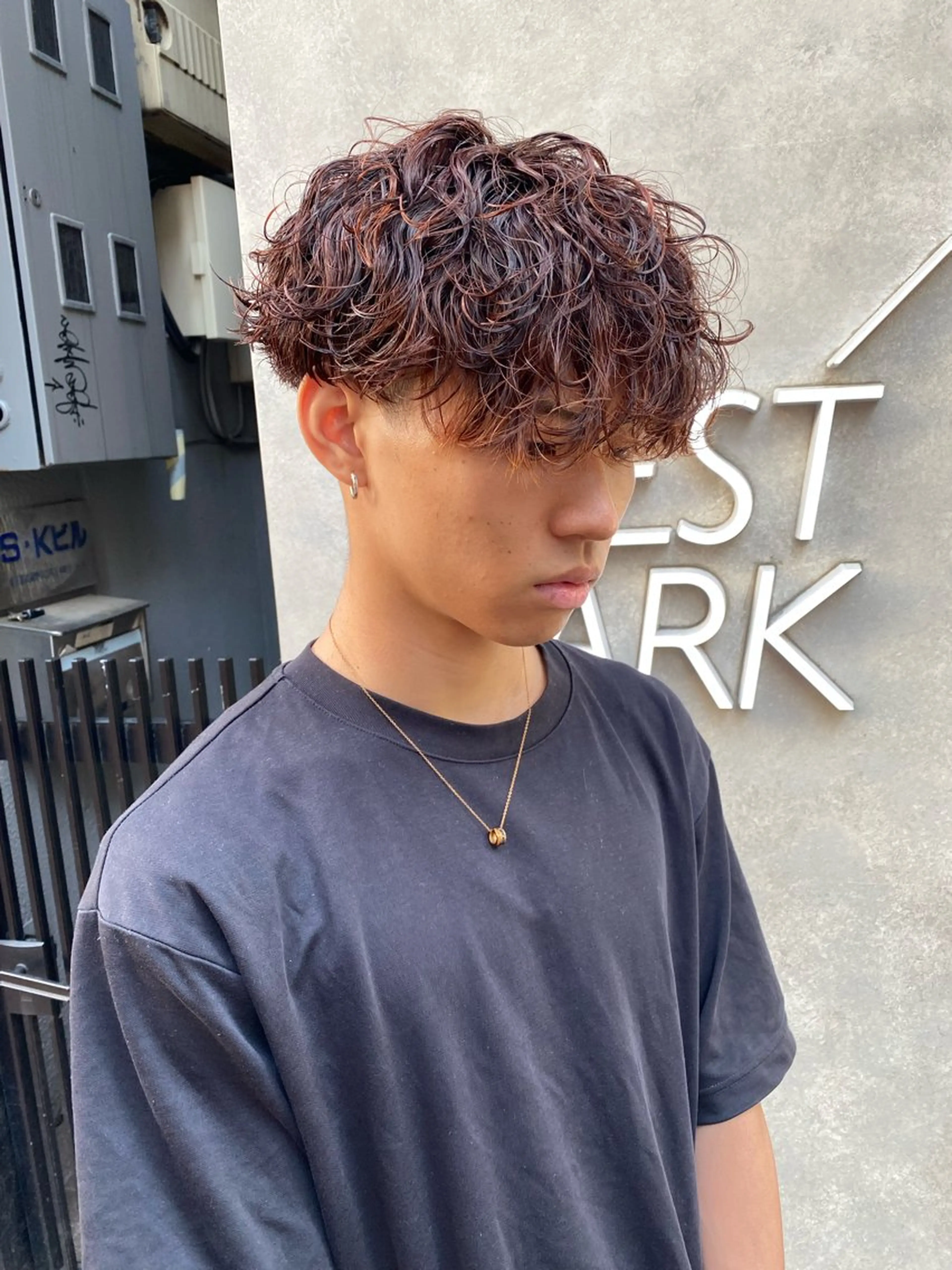 パーマ メンズ 新宿【メンズパーマ】 塩澤太一のヘアスタイル