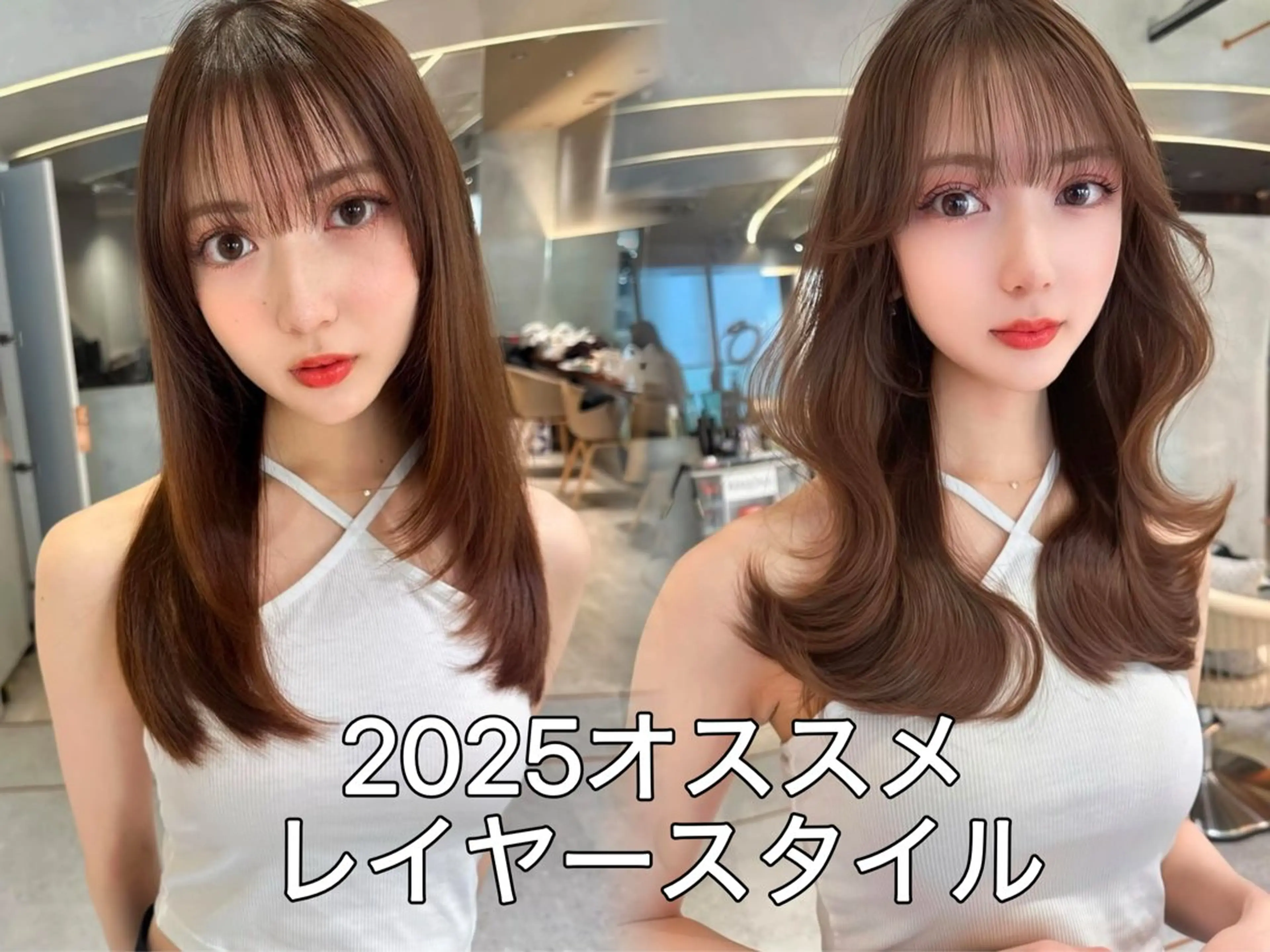 セミロング ショートボブ 韓国風カラー ボブ くびれヘア 髪質改善 ボブ/顔周りカット /縮毛矯正/鈴木隆太のヘアスタイル