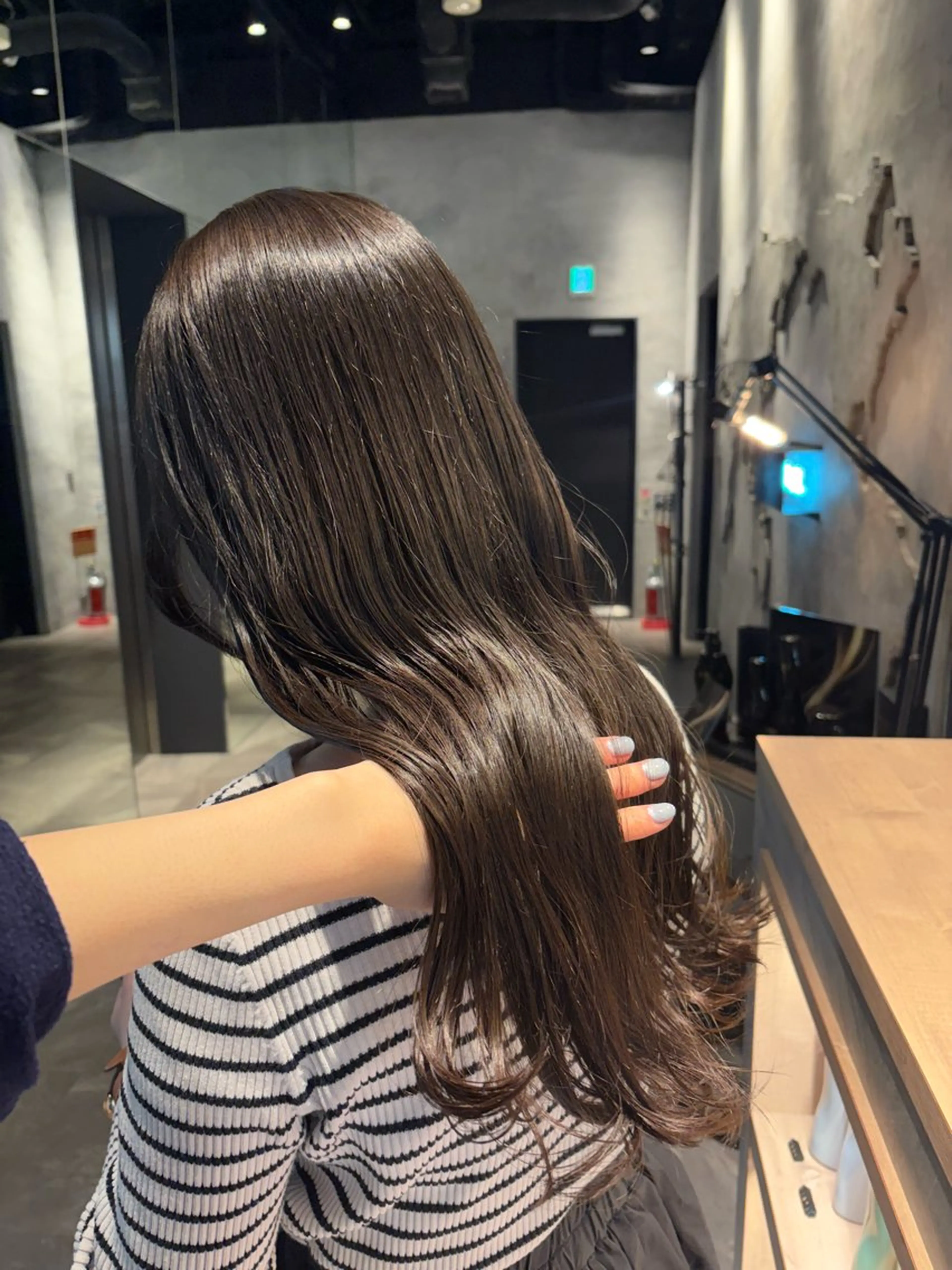 ロング カラー カット ヘアカラー トリートメント 🫧透明感カラー/ 寒色カラー/Risaのヘアスタイル