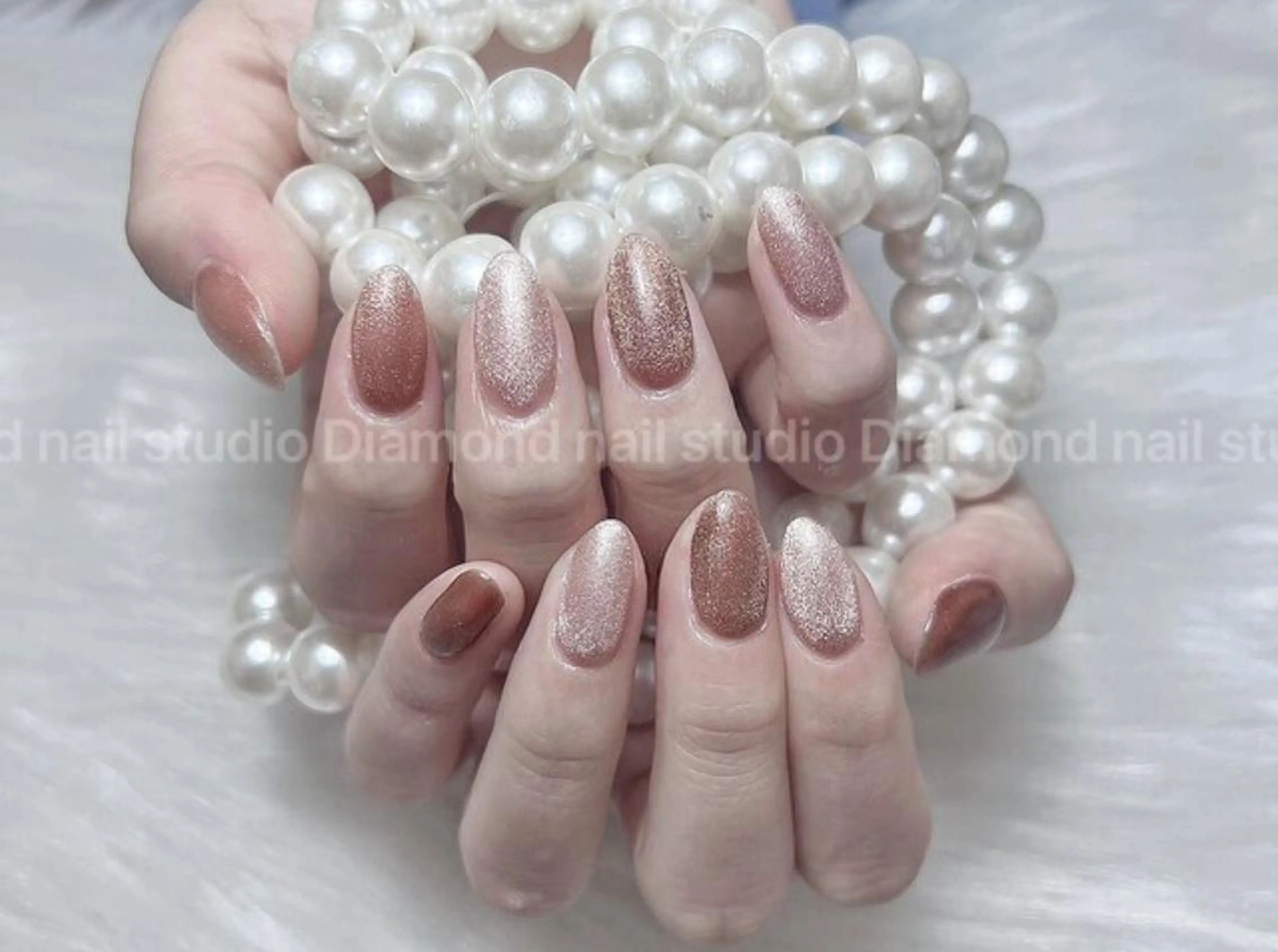 ネイル マグネットネイル ハンドネイル DIAMOND Nail🍒のネイルデザイン