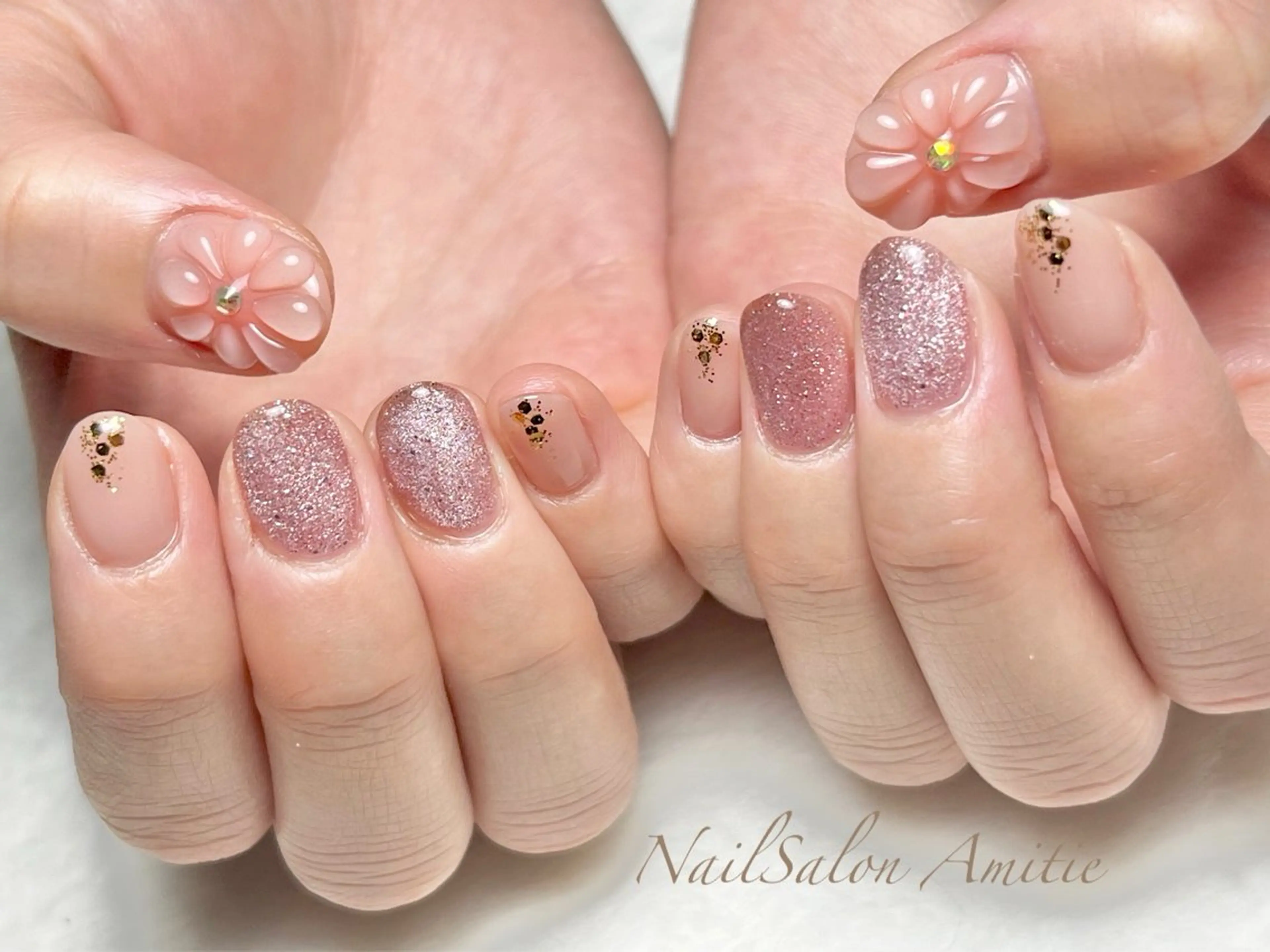 ネイル ハンドネイル NailSalon Amitieのネイルデザイン