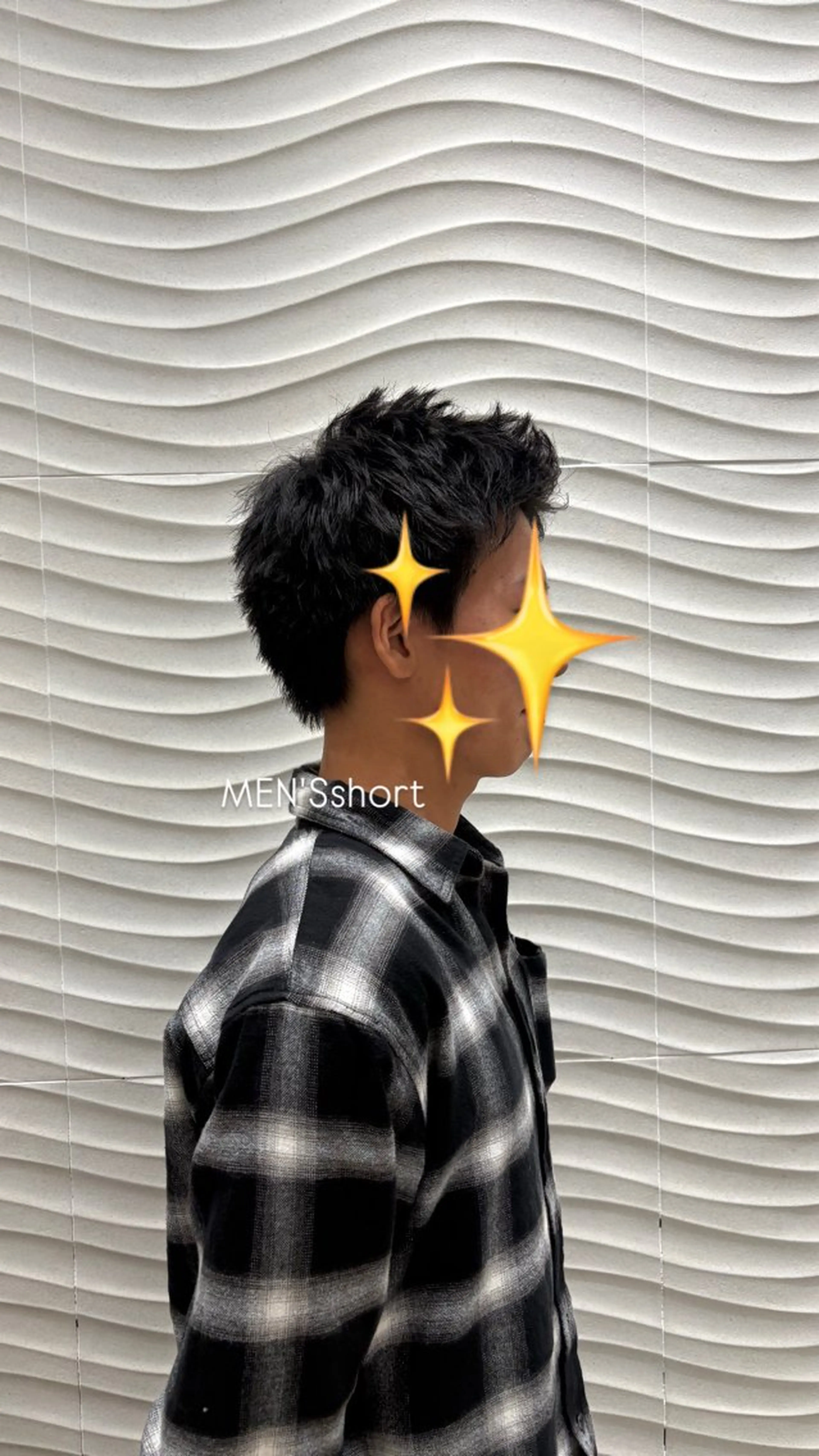 メンズカットの写真