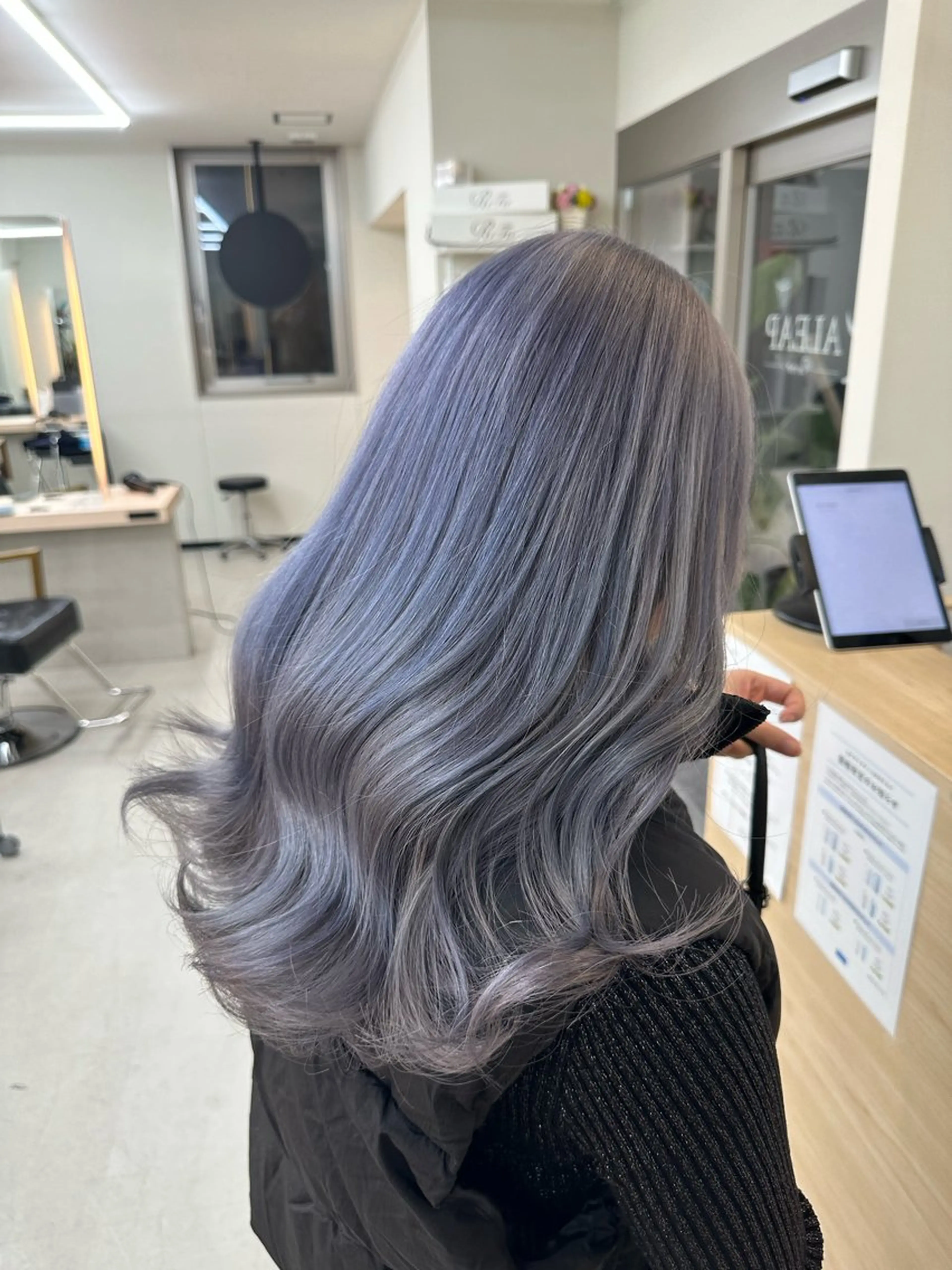 セミロング カラー ヘアカラー トリートメント 𝐑𝐲𝐮𝐤𝐢 【店長】ALEAPのヘアスタイル