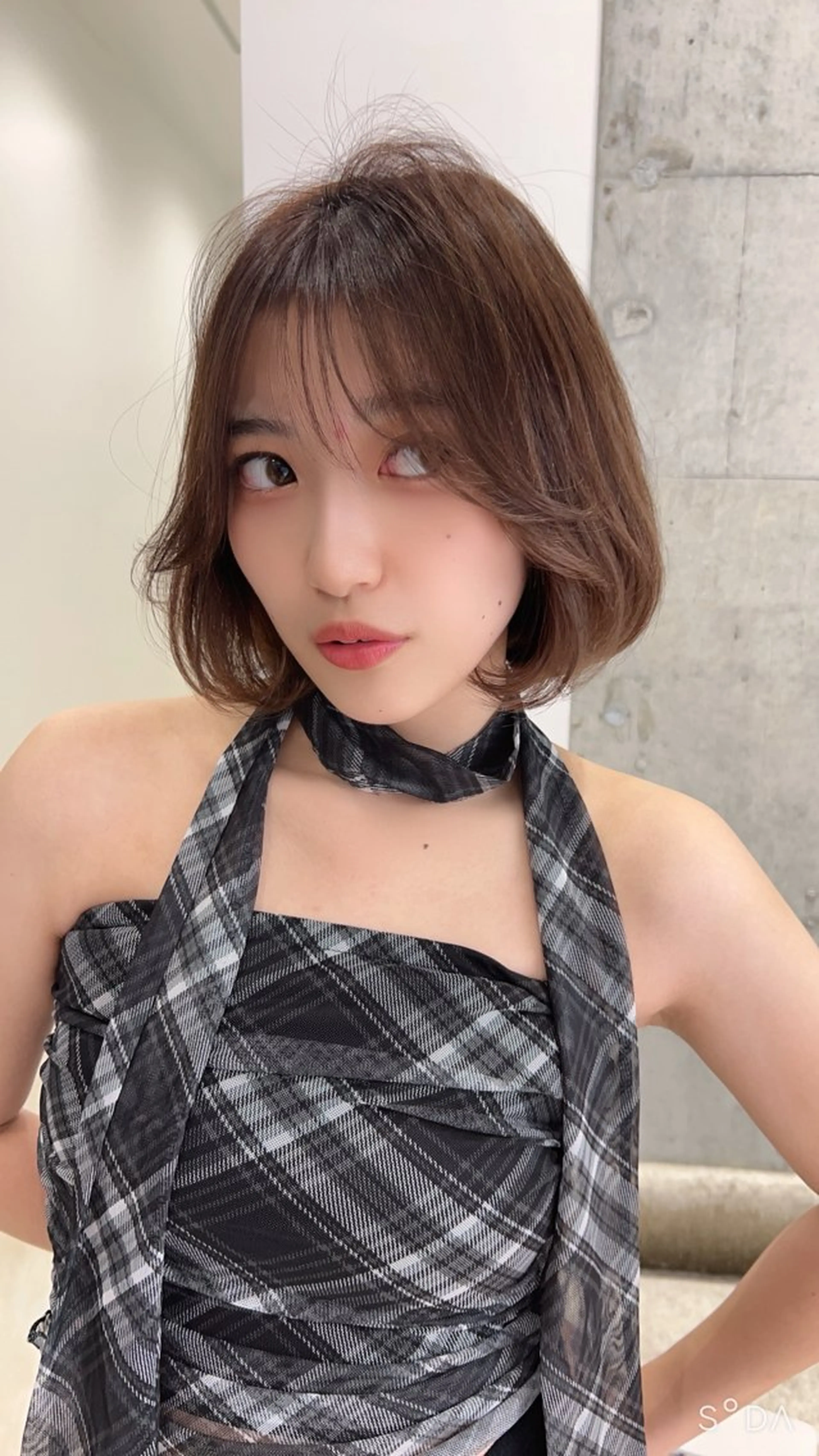 ショート カット ヘアカラー トリートメント Shousui Mutsumiのヘアスタイル