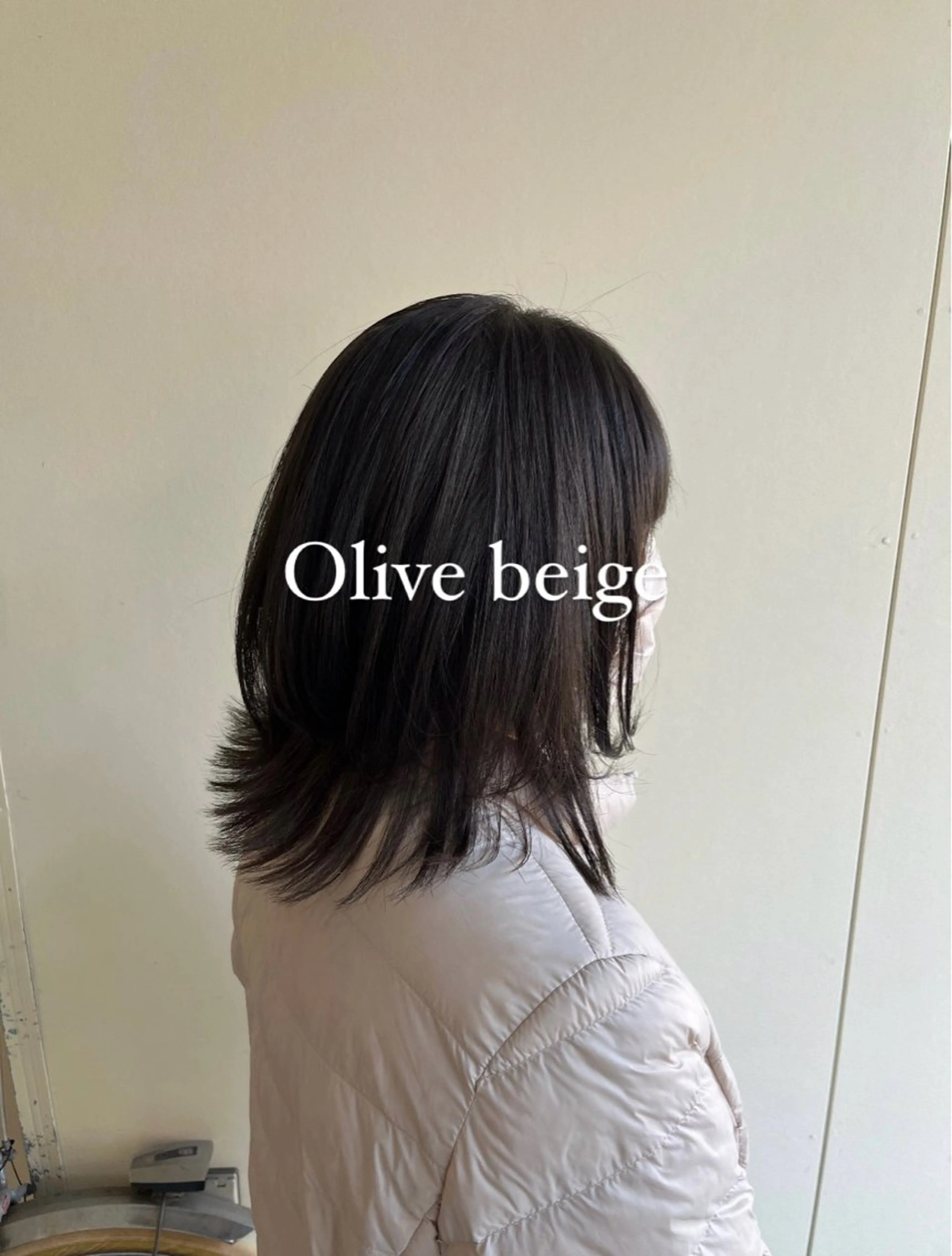 ミディアム カラー ベージュカラー オリーブベージュ カシェリタヘア🫧 KOKORO  💞のヘアスタイル